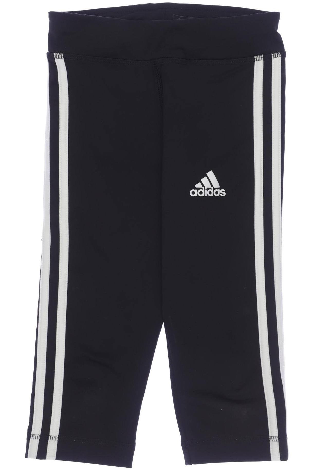 

adidas Damen Stoffhose, schwarz, Gr. 128