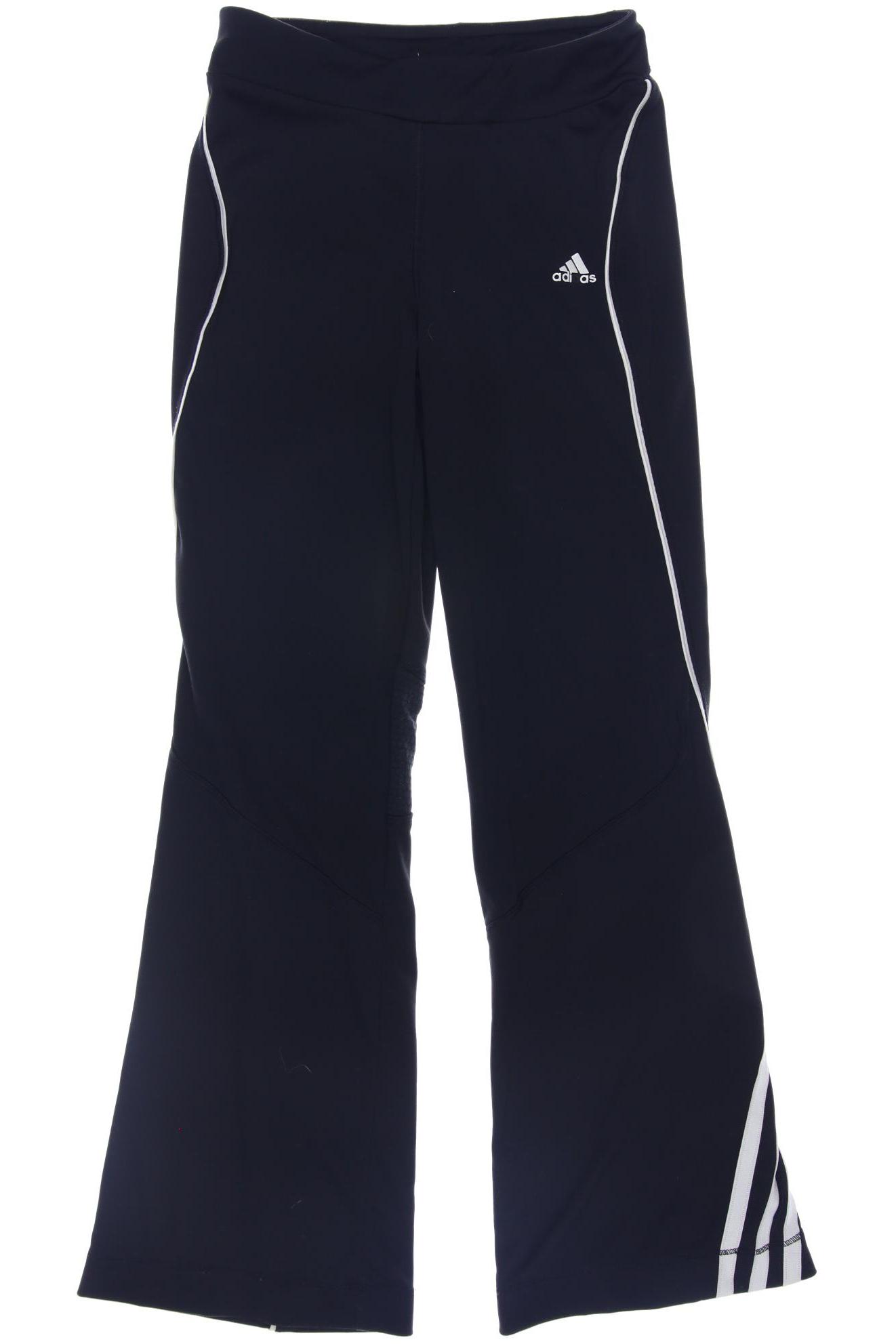 

adidas Damen Stoffhose, schwarz, Gr. 128