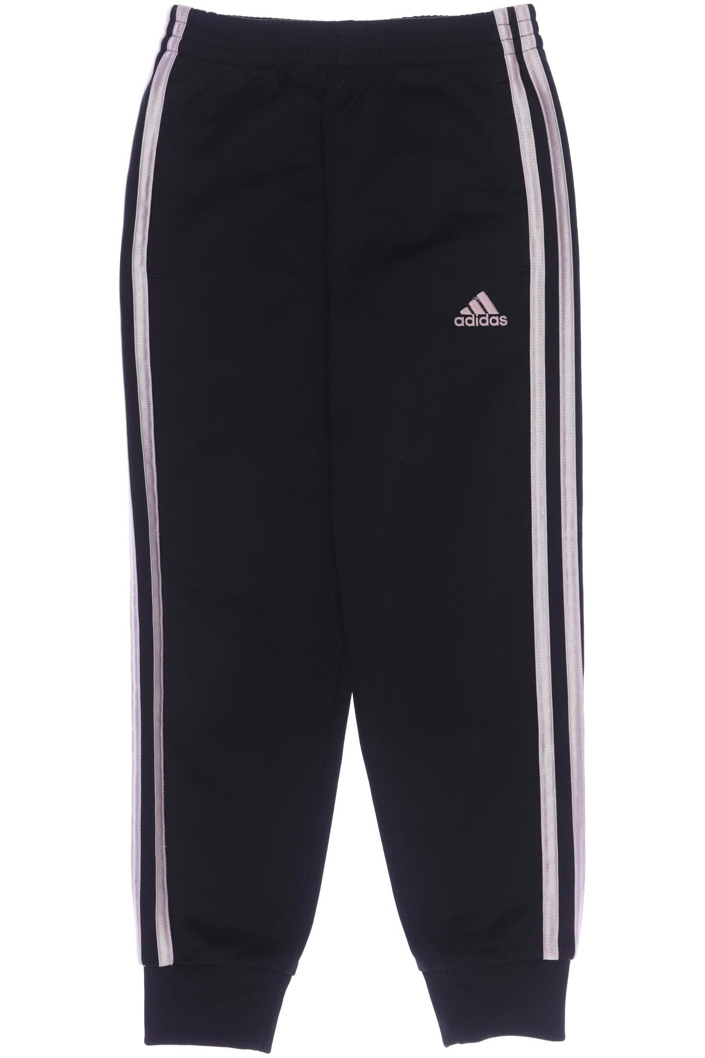 

adidas Damen Stoffhose, schwarz, Gr. 116
