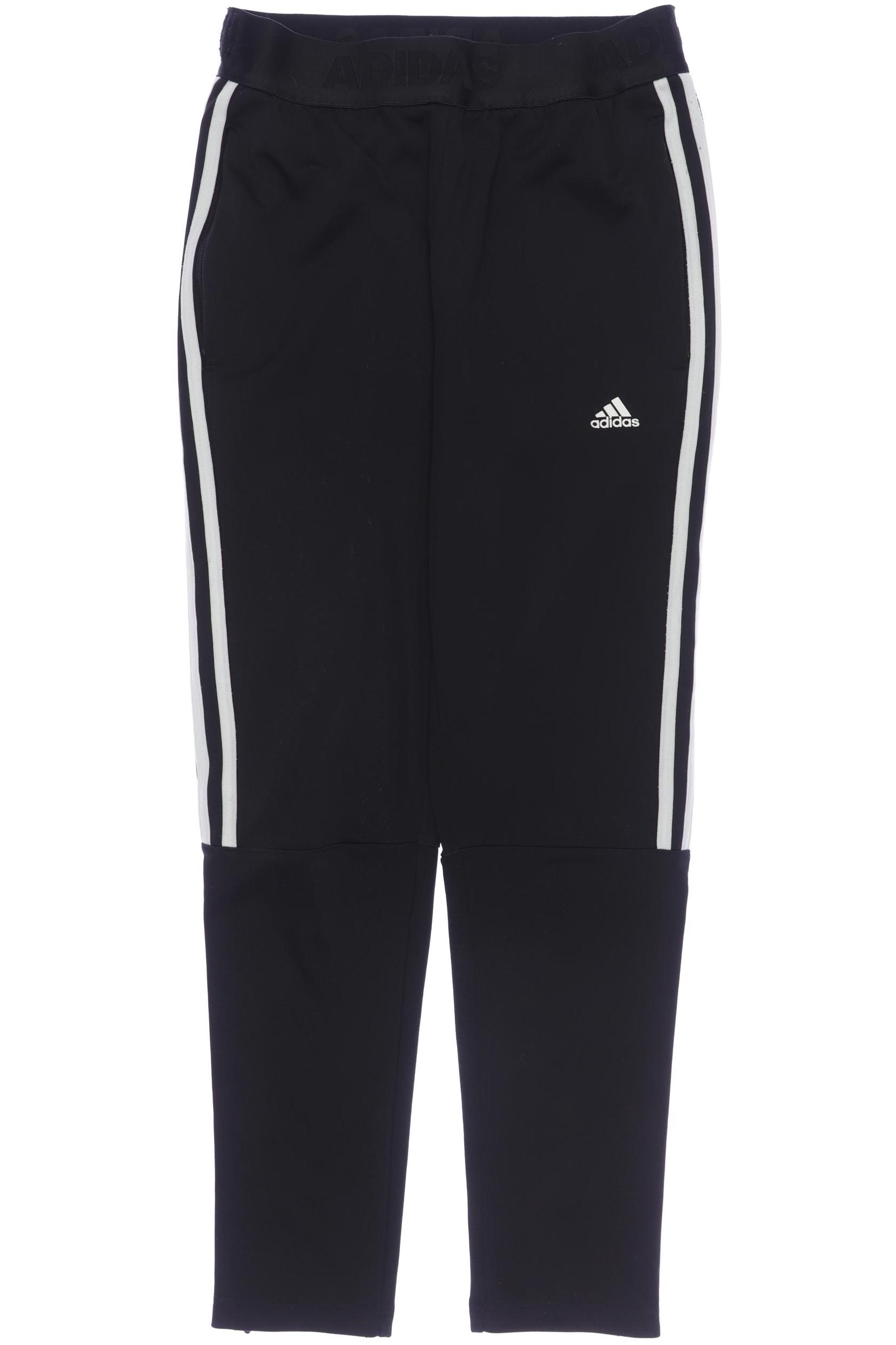 

adidas Damen Stoffhose, schwarz, Gr. 152