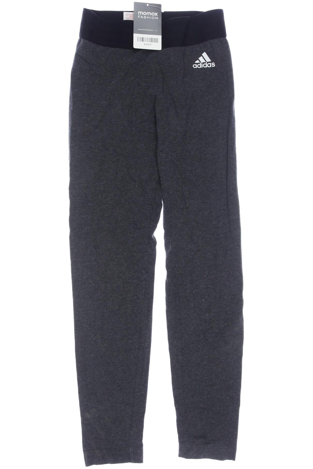 

adidas Damen Stoffhose, grau, Gr. 152