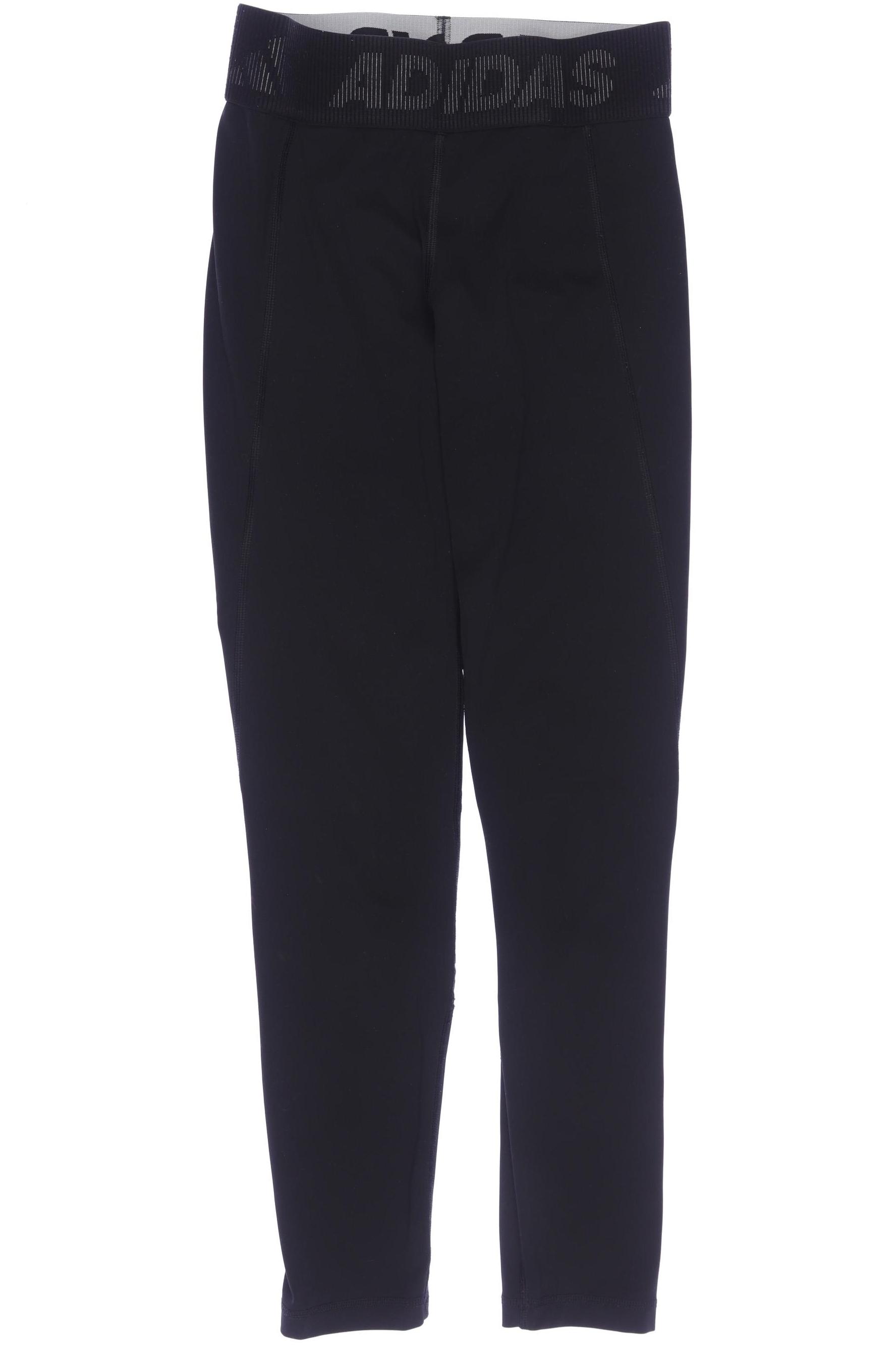

adidas Damen Stoffhose, schwarz, Gr. 152