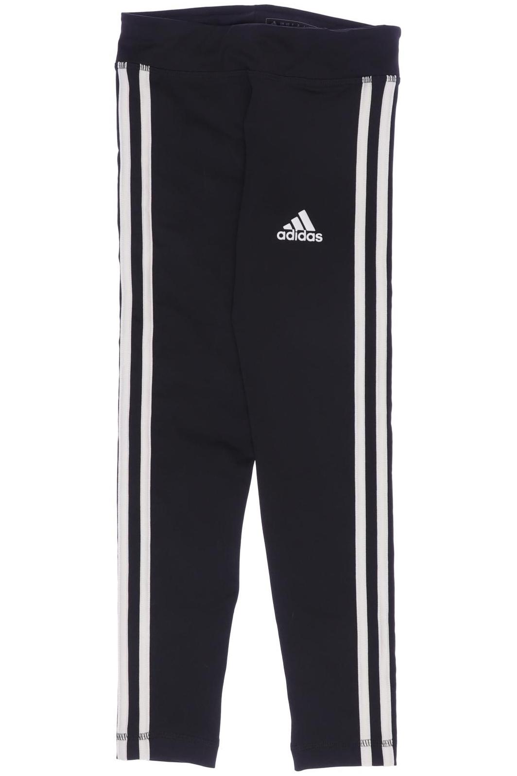 

adidas Damen Stoffhose, schwarz, Gr. 128
