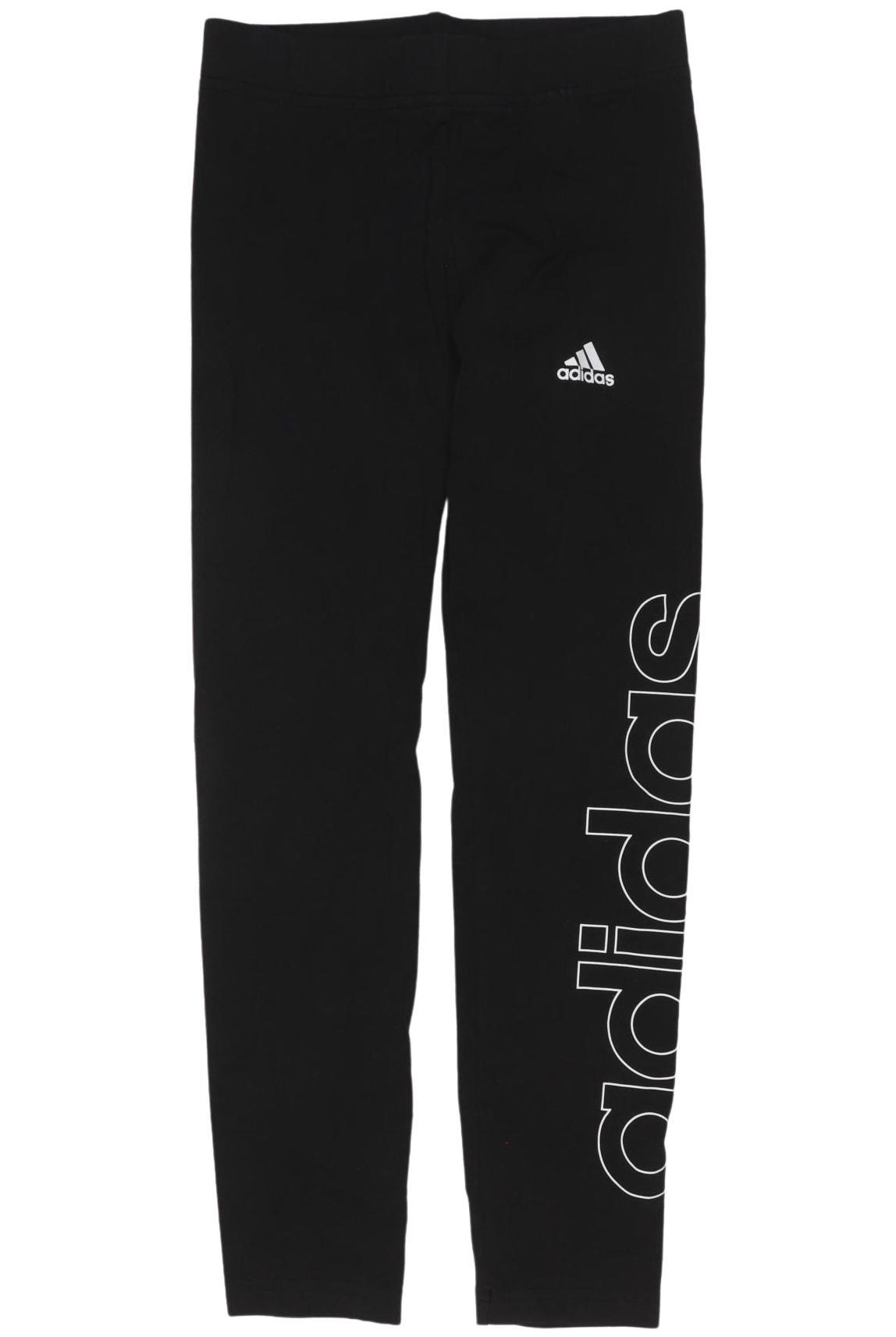 

adidas Mädchen Stoffhose, schwarz, Gr. 140