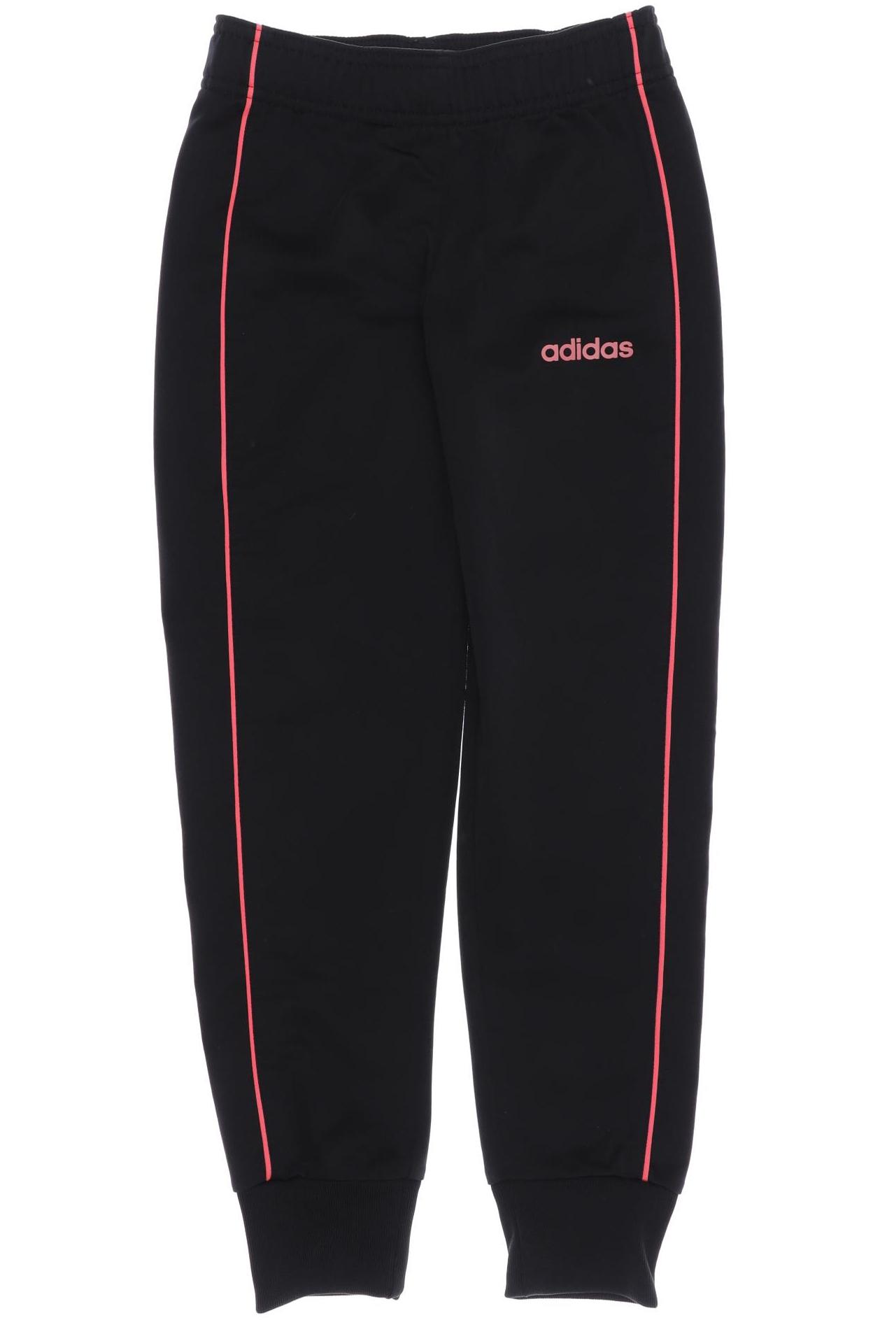 

adidas Damen Stoffhose, schwarz, Gr. 128