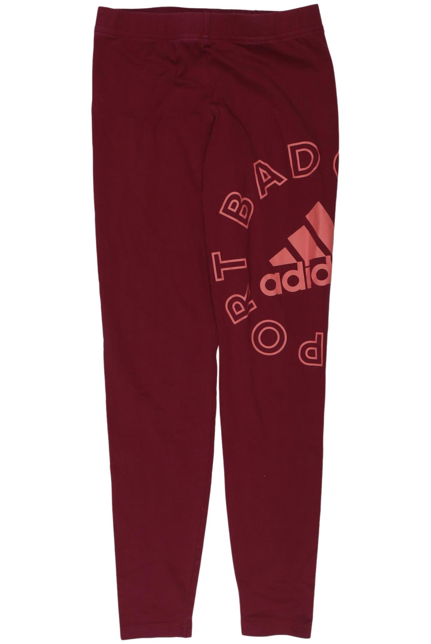 

adidas Mädchen Stoffhose, rot, Gr. 170