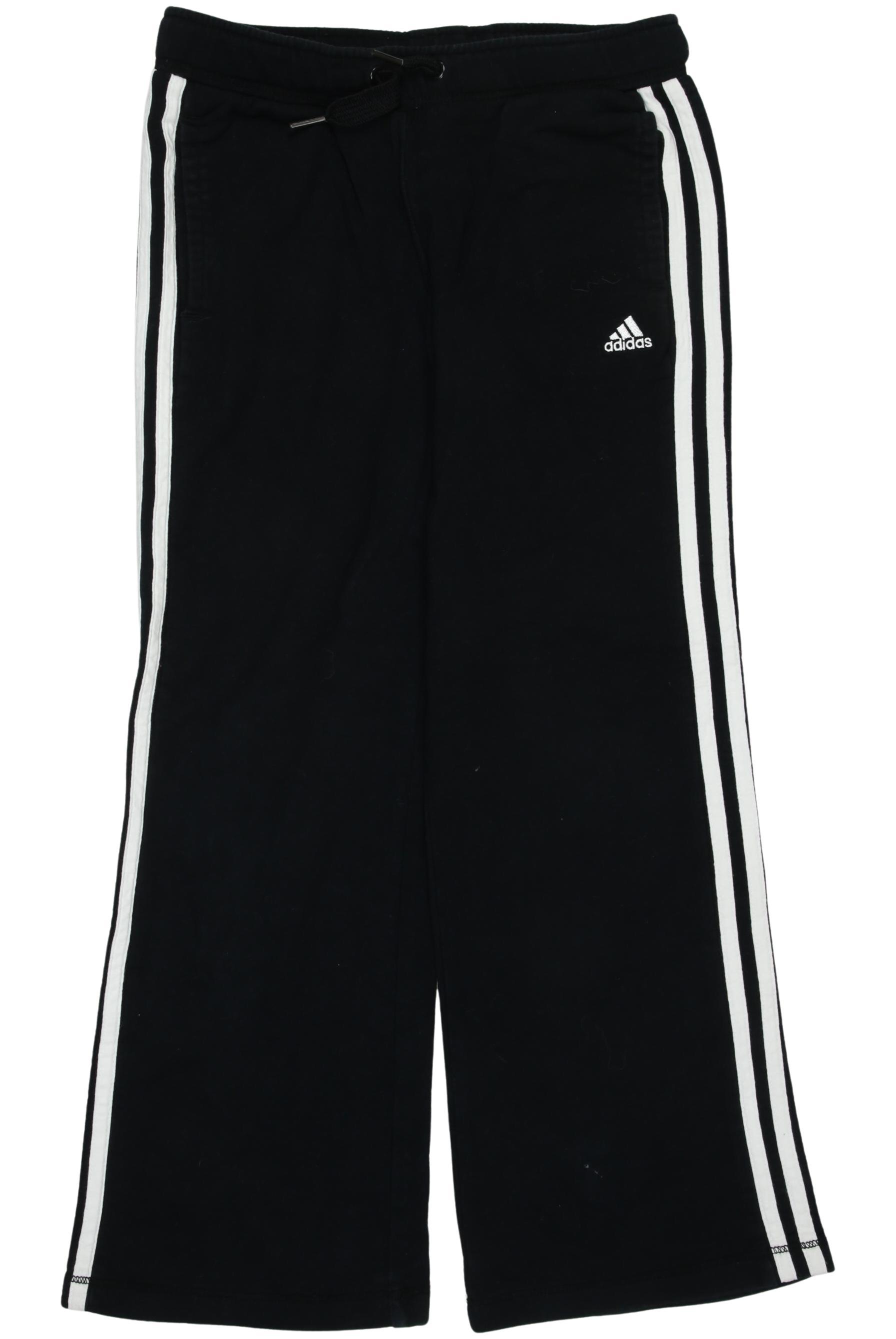

adidas Damen Stoffhose, schwarz, Gr. 128