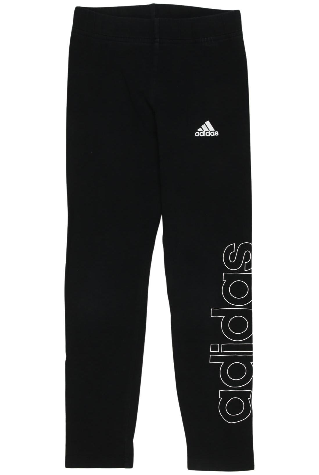 

adidas Mädchen Stoffhose, schwarz, Gr. 134