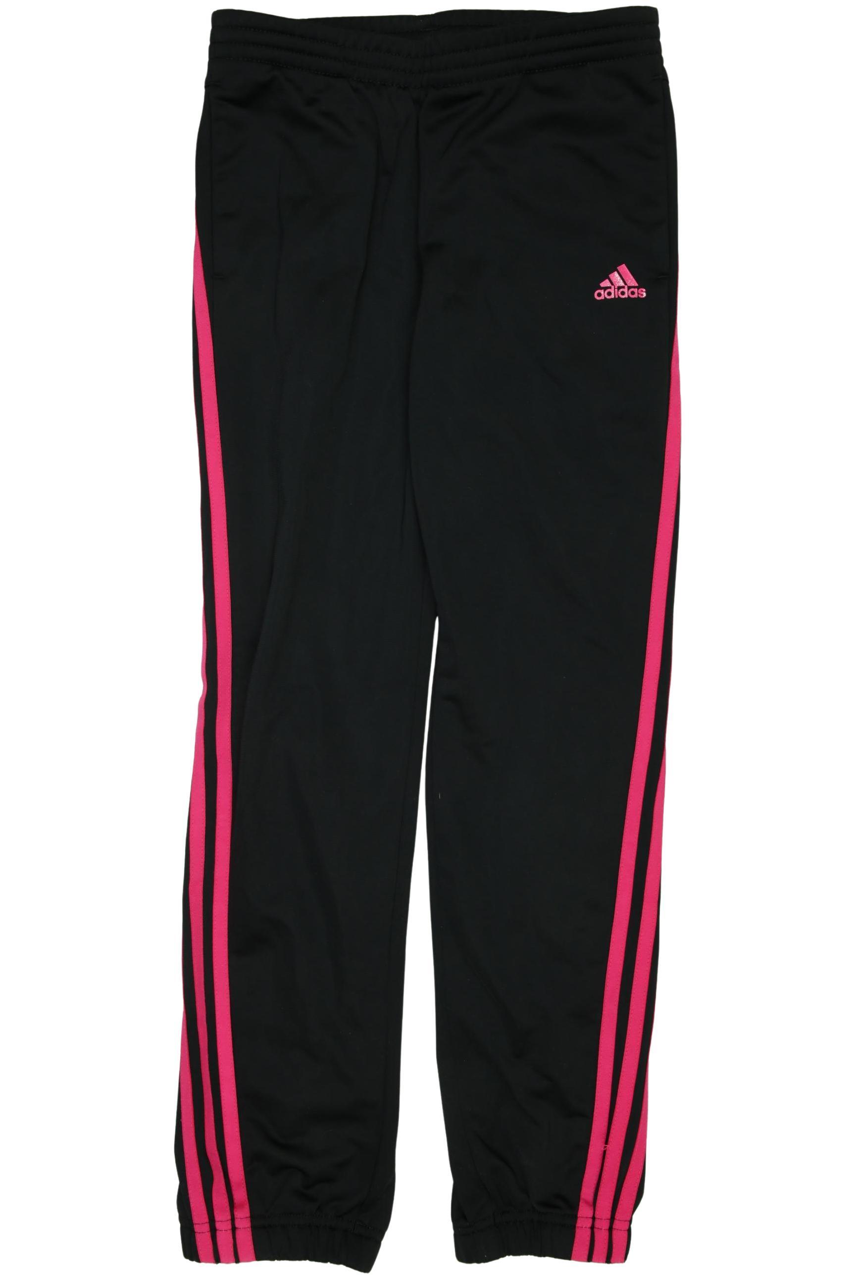 

adidas Damen Stoffhose, schwarz, Gr. 140