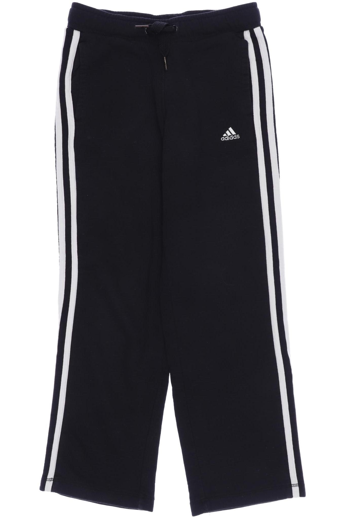 

adidas Damen Stoffhose, schwarz, Gr. 128