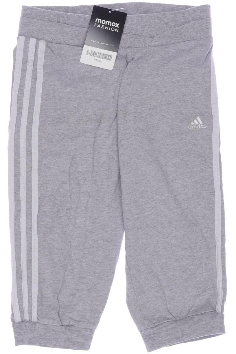 

adidas Damen Stoffhose, grau, Gr. 140