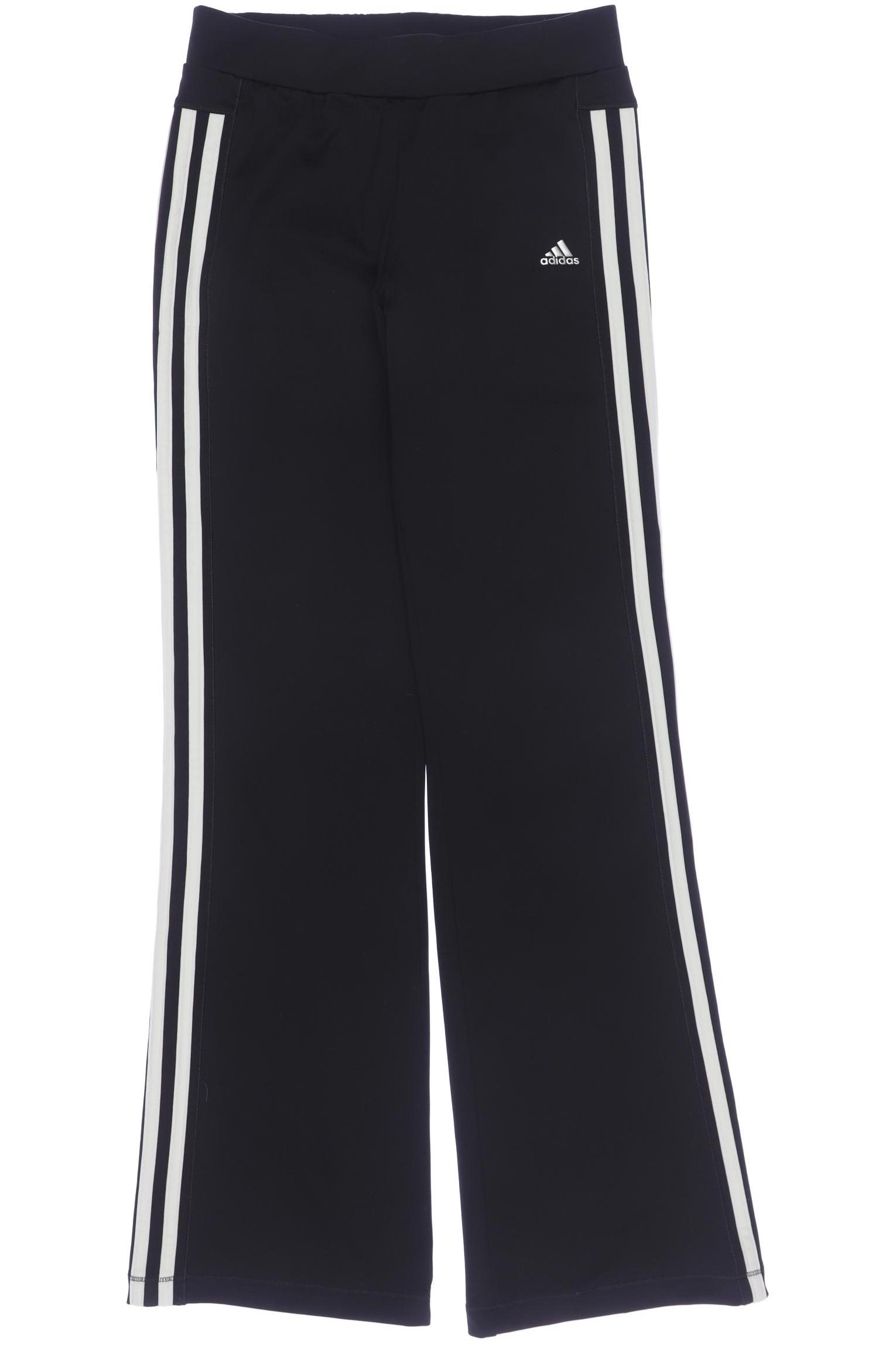 

adidas Damen Stoffhose, schwarz, Gr. 152