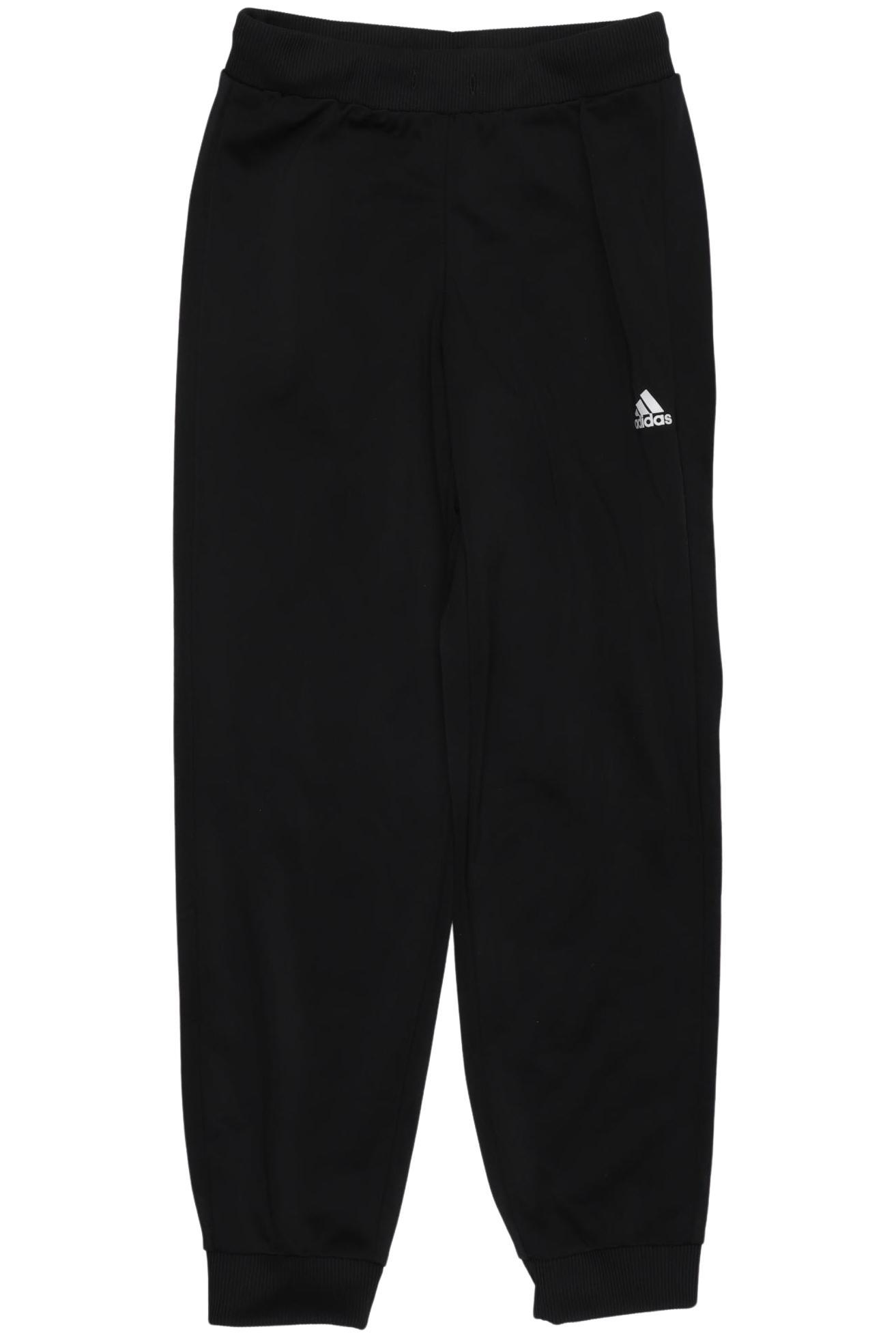 

adidas Damen Stoffhose, schwarz, Gr. 140