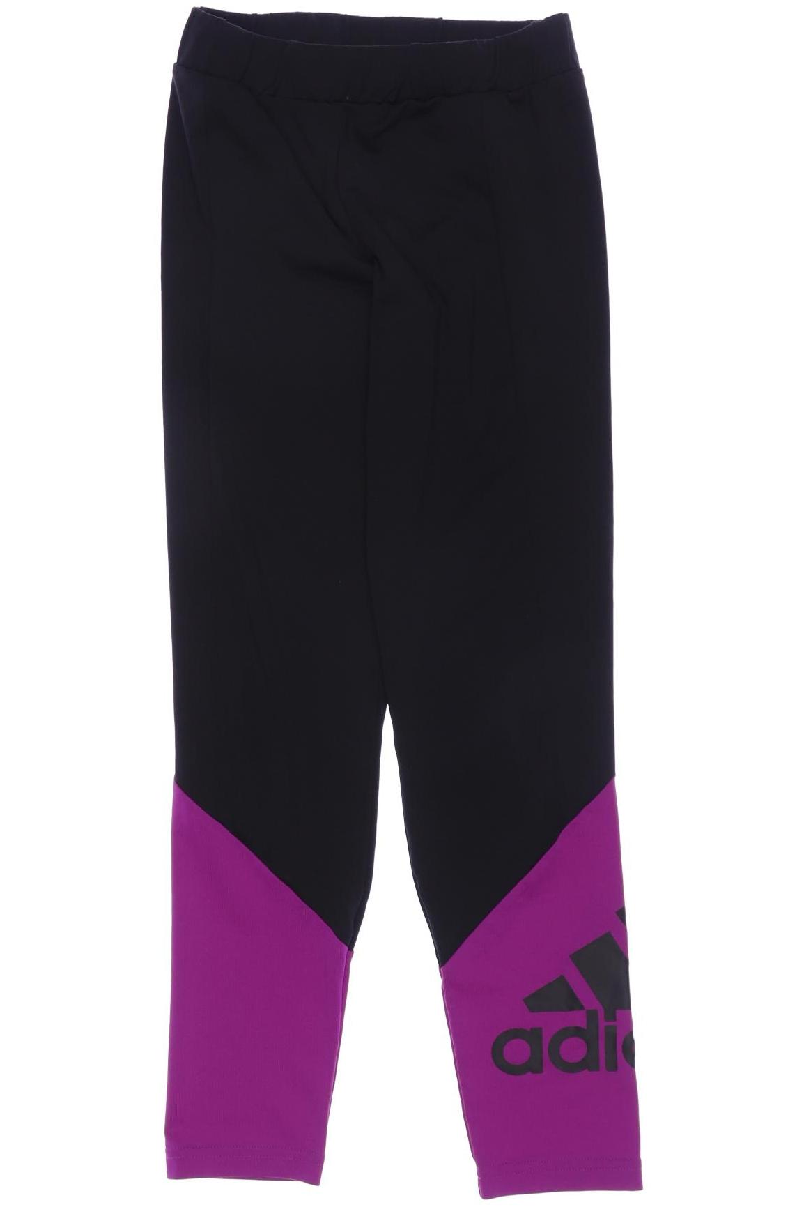 

adidas Damen Stoffhose, schwarz, Gr. 140