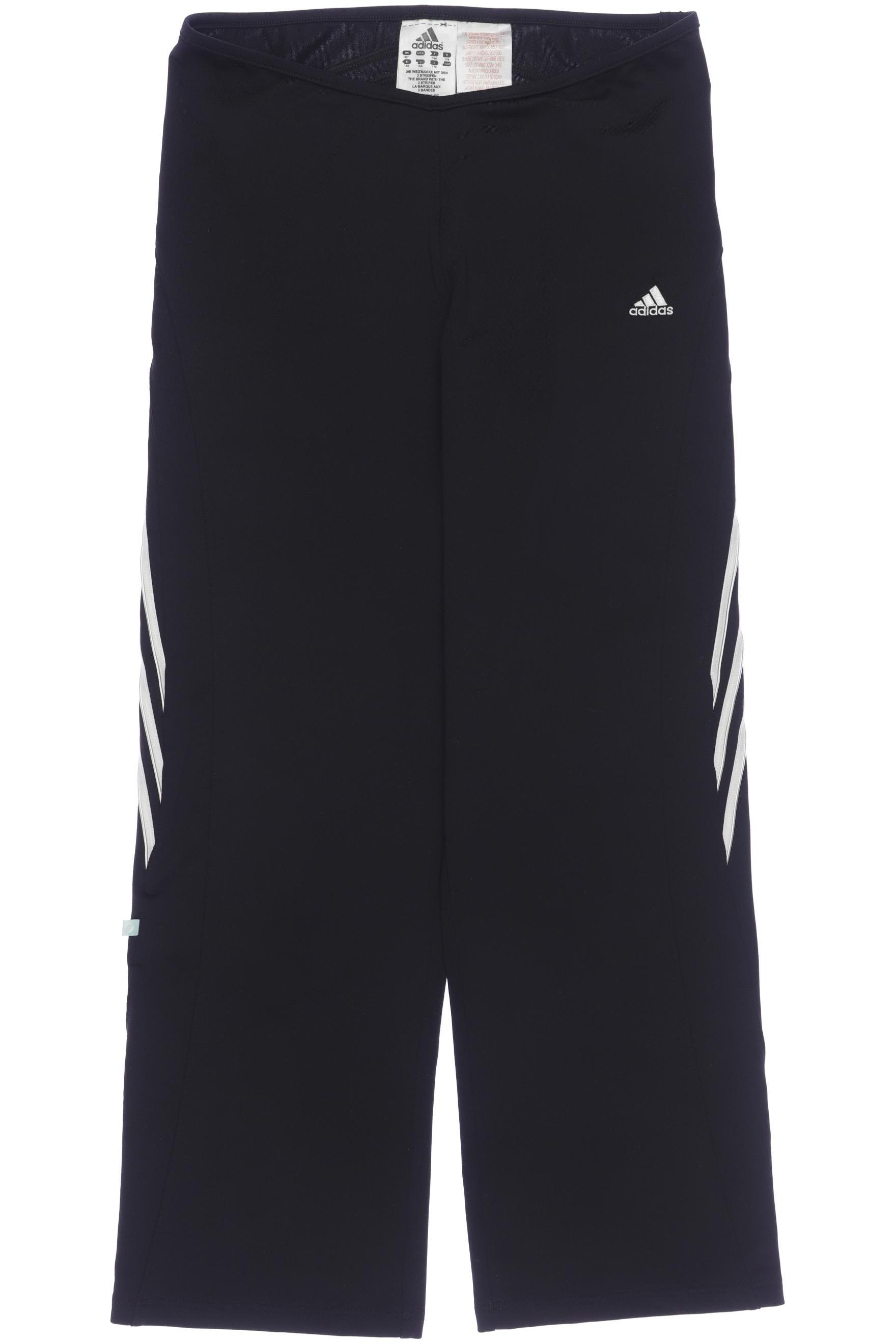 

adidas Damen Stoffhose, schwarz, Gr. 176
