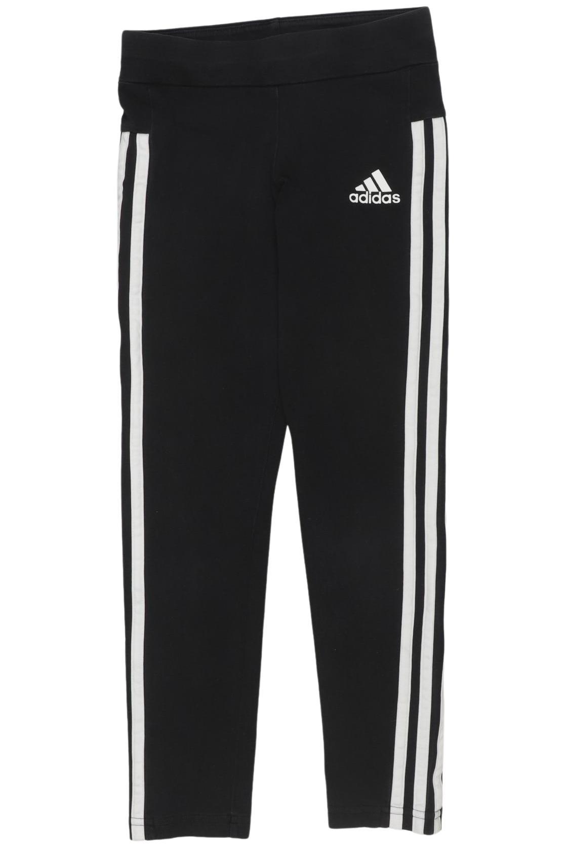 

adidas Mädchen Stoffhose, schwarz, Gr. 128