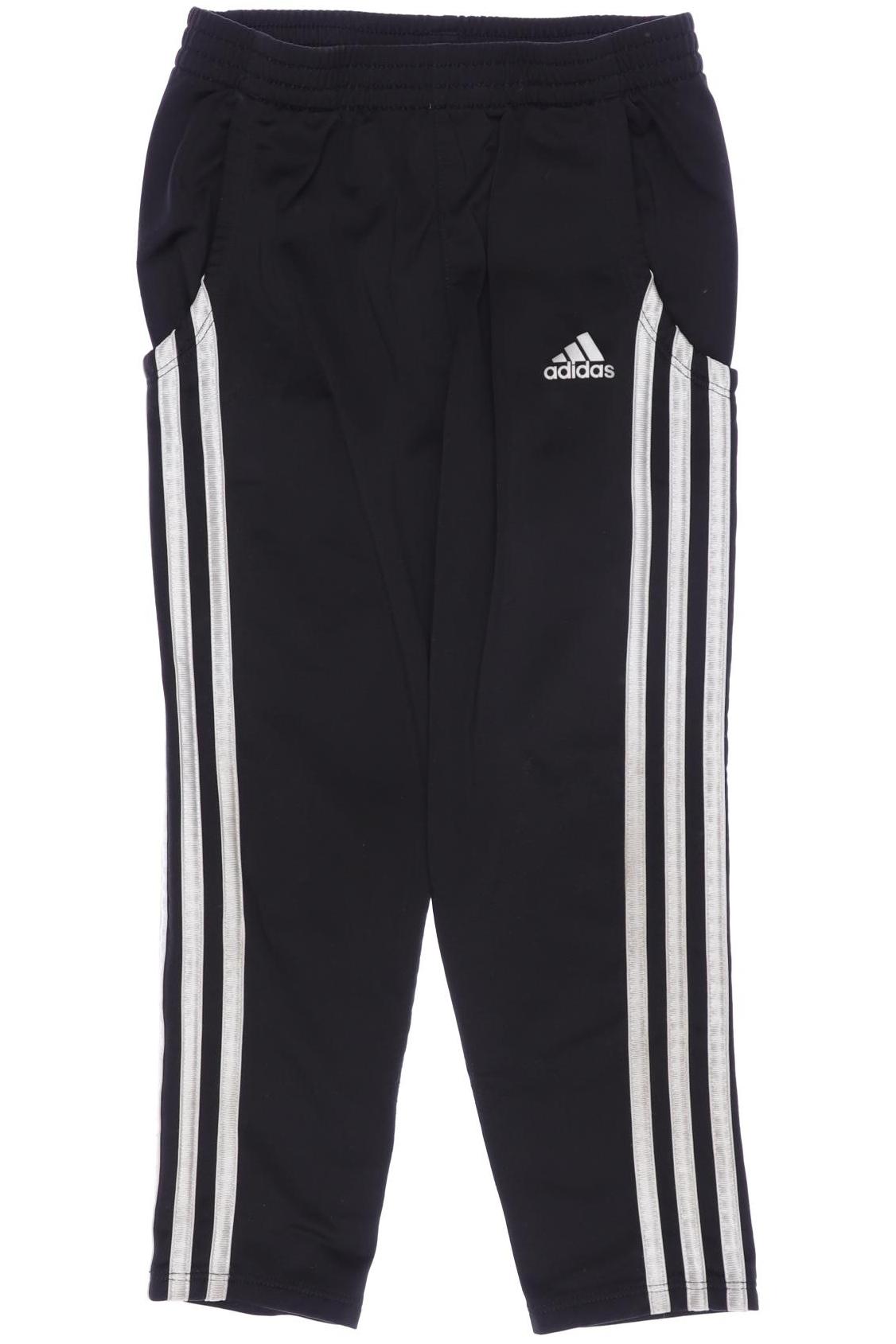

adidas Damen Stoffhose, schwarz, Gr. 116