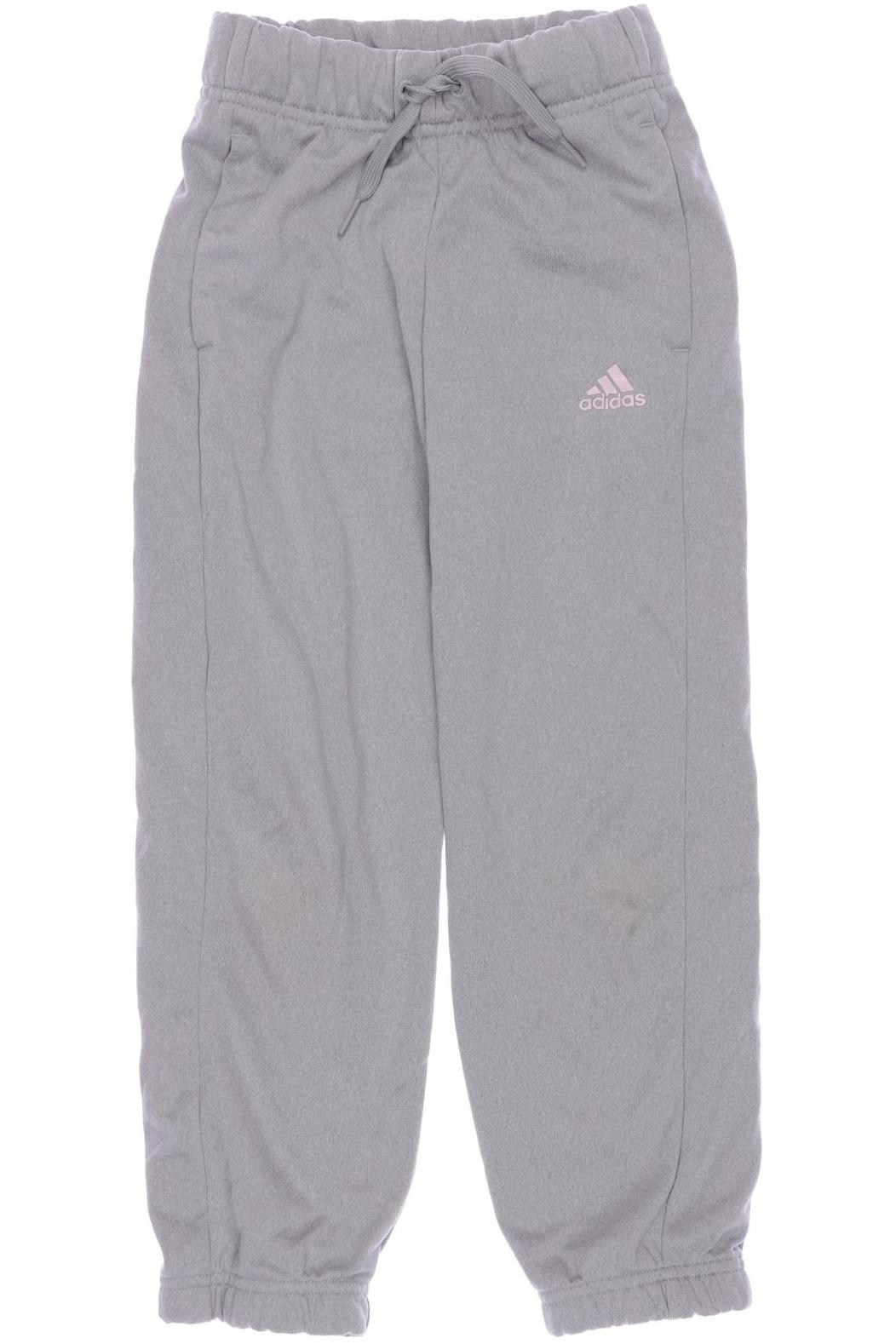 

adidas Damen Stoffhose, grau, Gr. 116