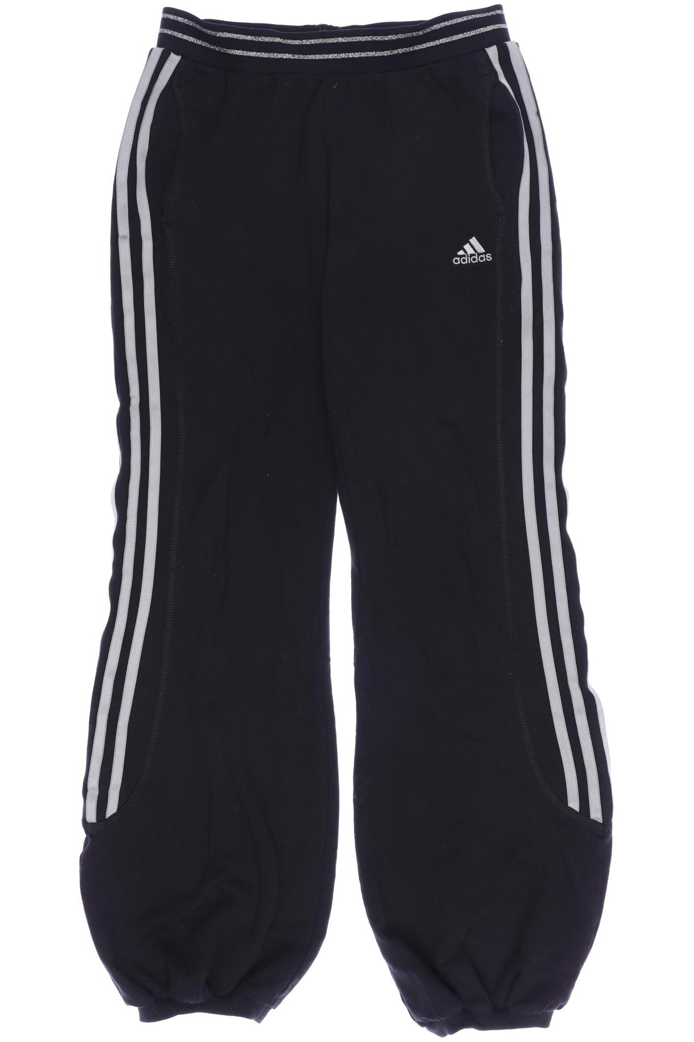 

adidas Damen Stoffhose, schwarz, Gr. 152