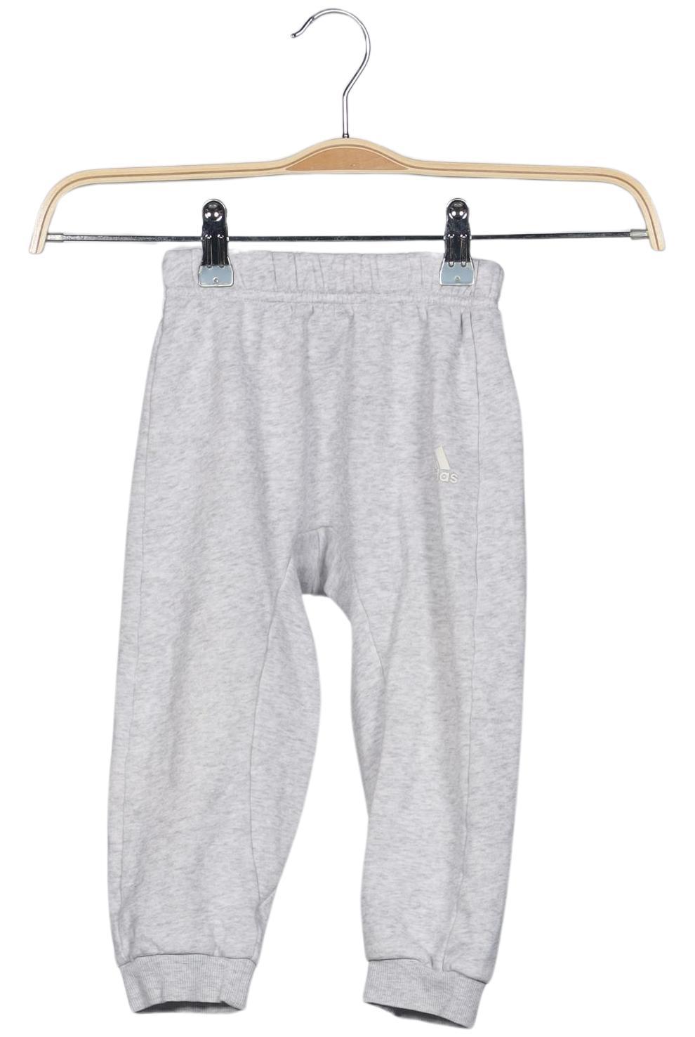 

adidas Damen Stoffhose, grau, Gr. 92