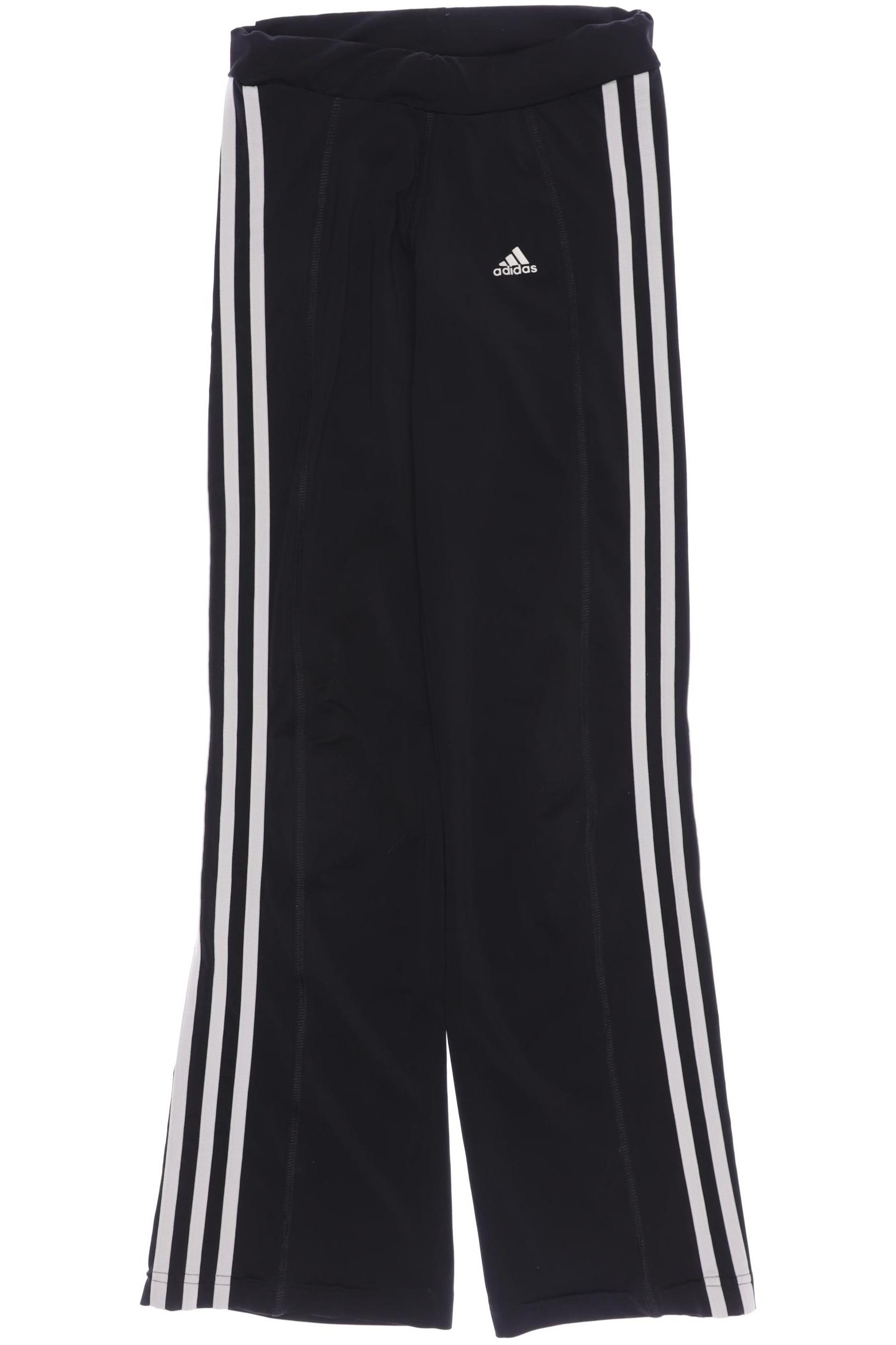 

adidas Damen Stoffhose, schwarz, Gr. 140