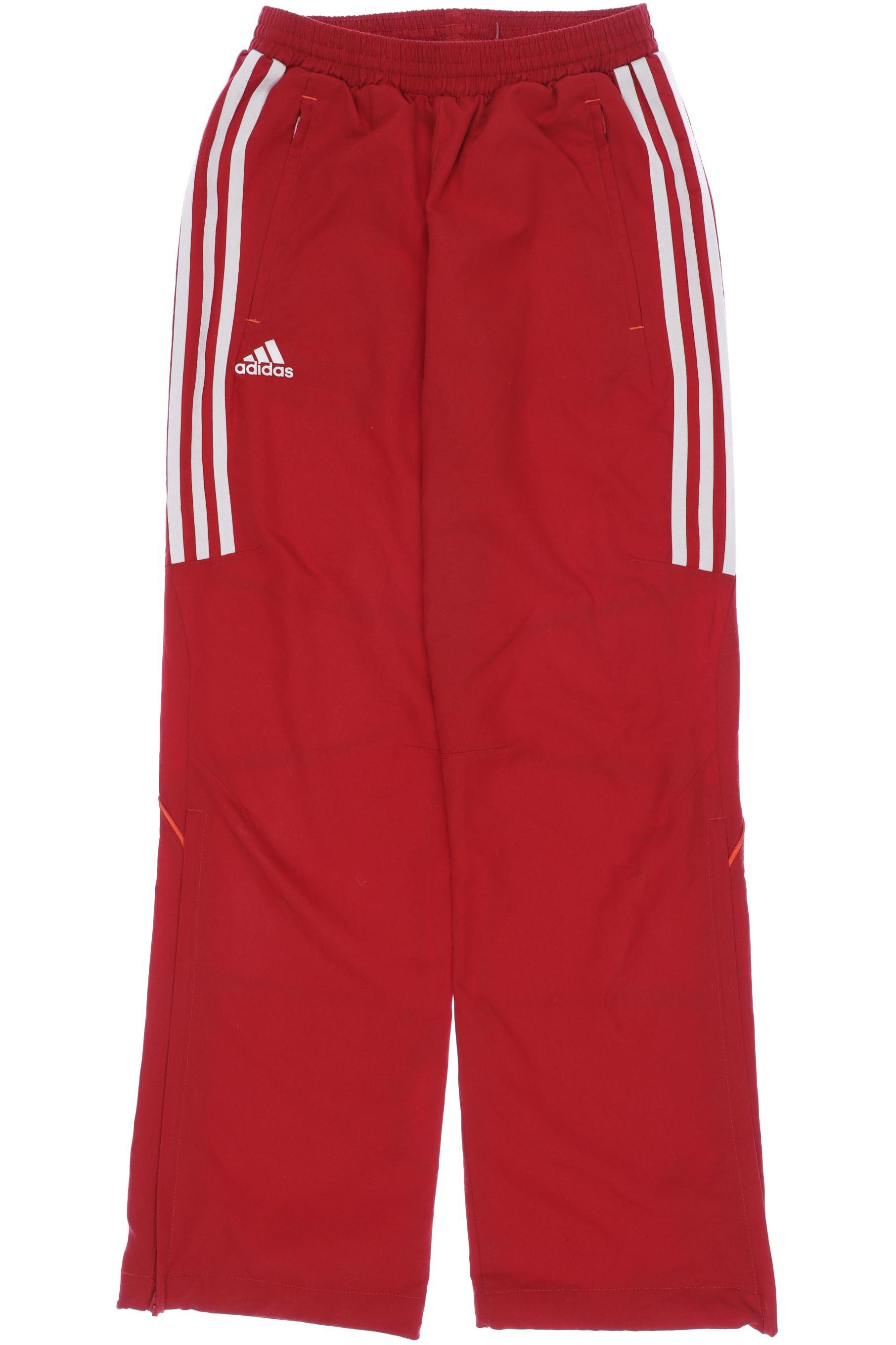 

adidas Damen Stoffhose, rot, Gr. 152