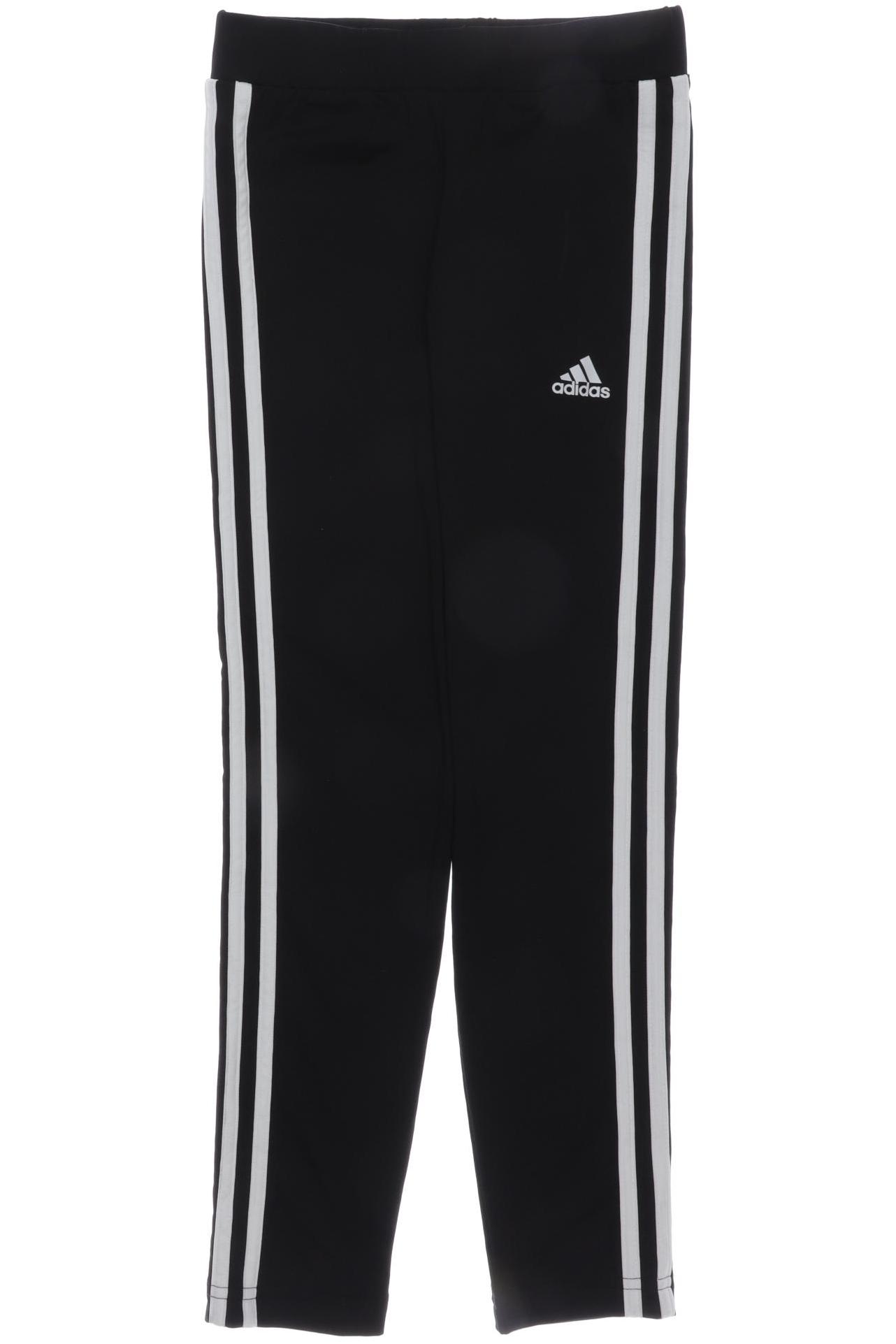 

adidas Damen Stoffhose, schwarz, Gr. 140