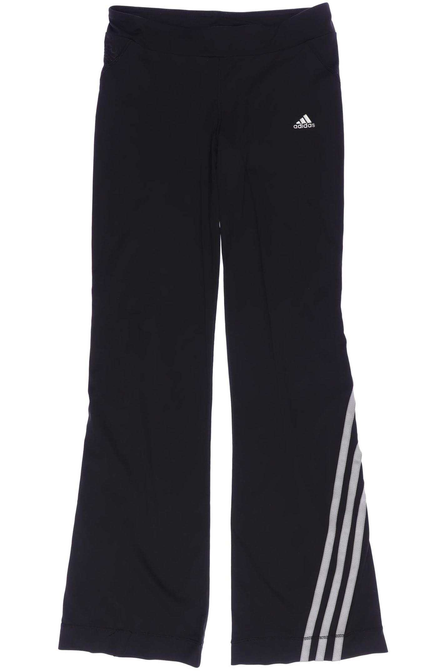 

adidas Damen Stoffhose, schwarz, Gr. 140