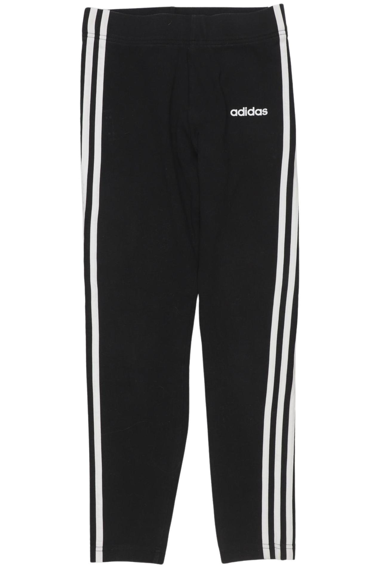 

adidas Mädchen Stoffhose, schwarz, Gr. 152