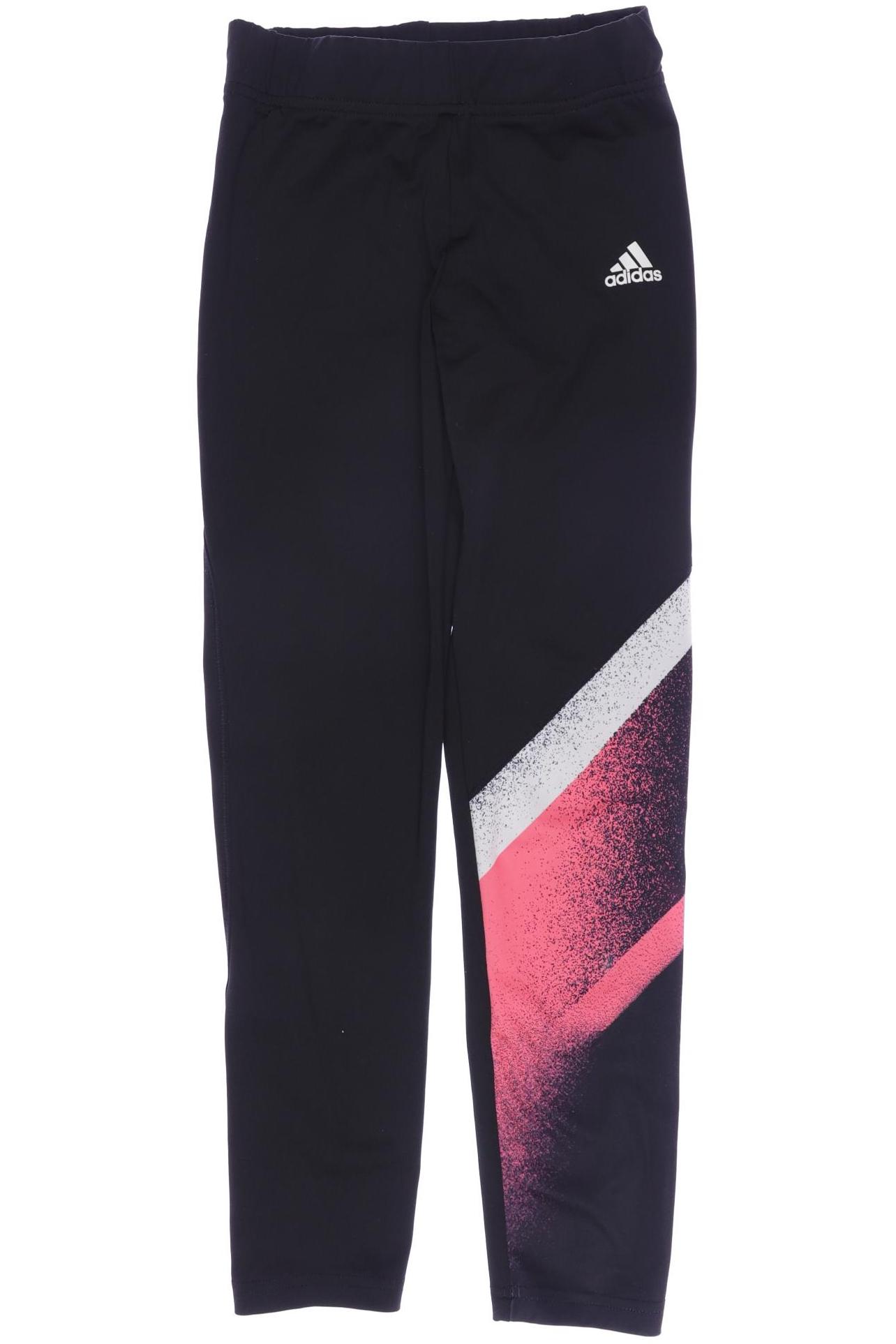 

adidas Damen Stoffhose, schwarz, Gr. 140