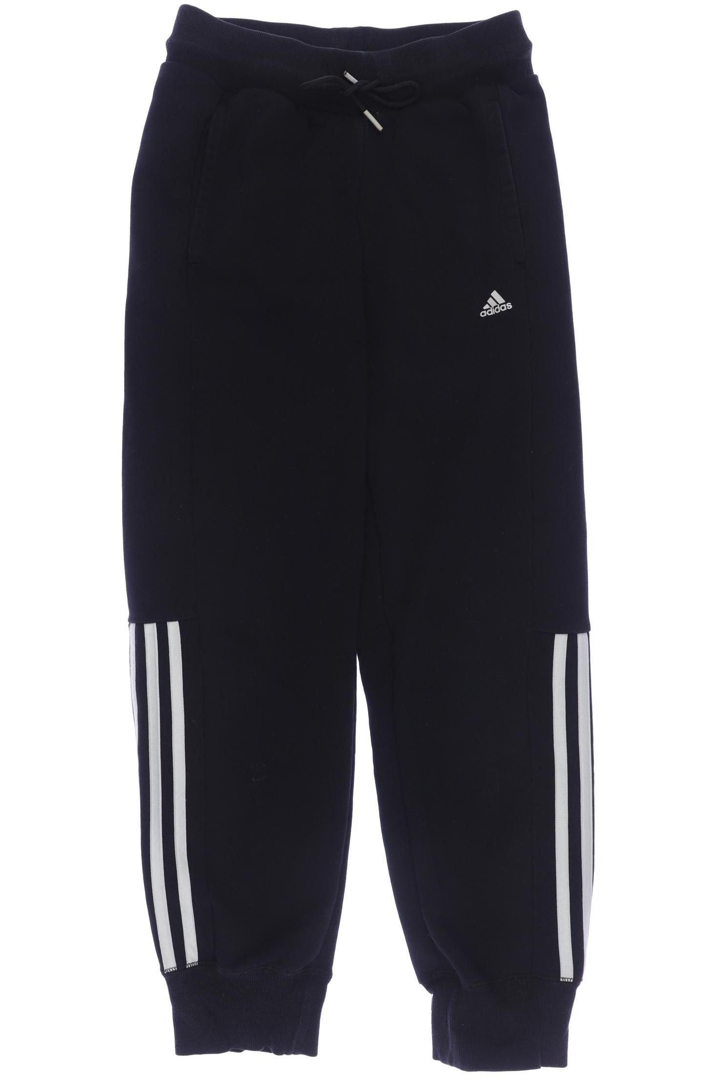 

adidas Damen Stoffhose, schwarz, Gr. 140