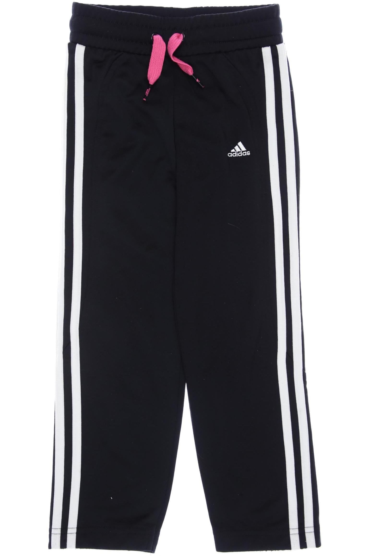 

adidas Damen Stoffhose, schwarz, Gr. 116