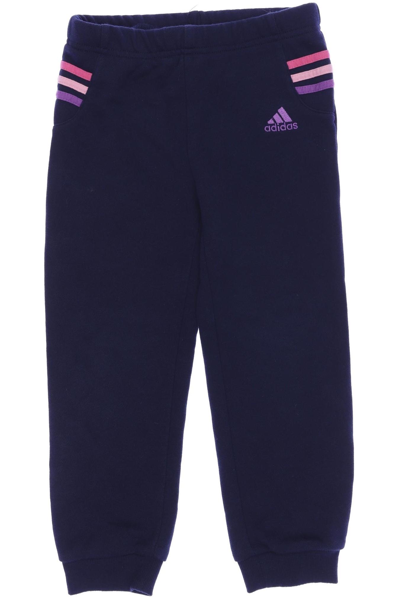 

adidas Damen Stoffhose, marineblau, Gr. 104