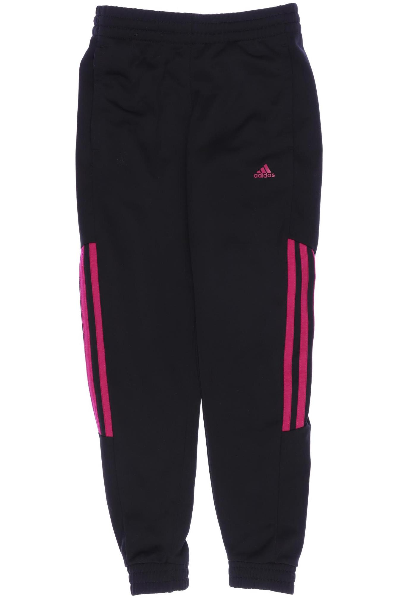 

adidas Damen Stoffhose, schwarz, Gr. 134