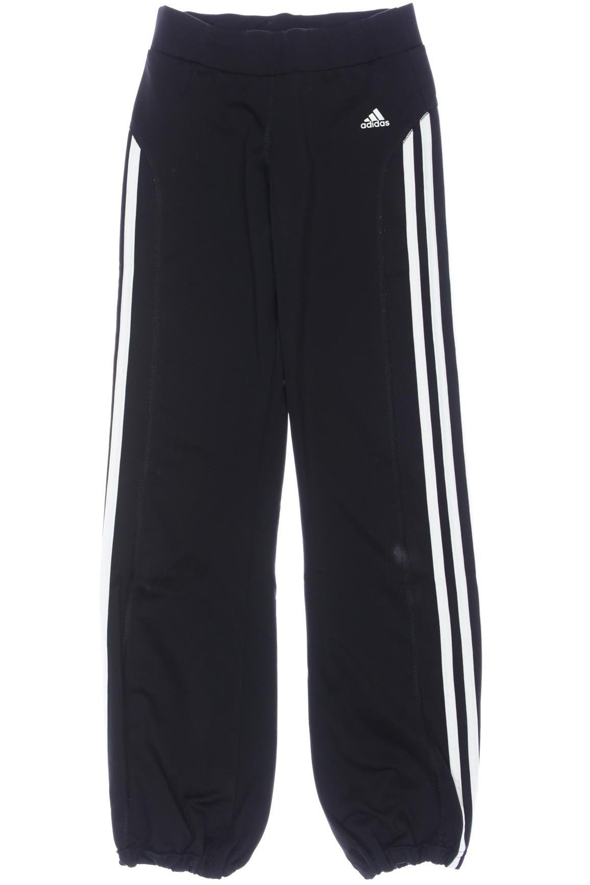 

adidas Damen Stoffhose, schwarz, Gr. 140