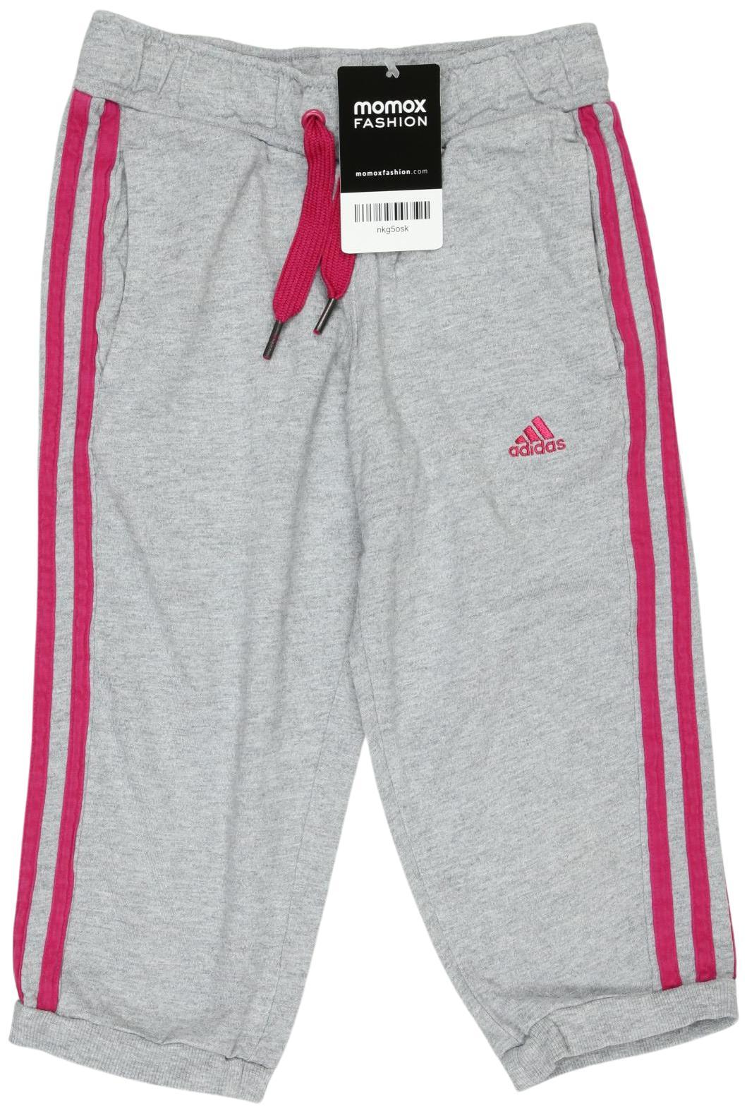 

adidas Damen Stoffhose, grau, Gr. 128