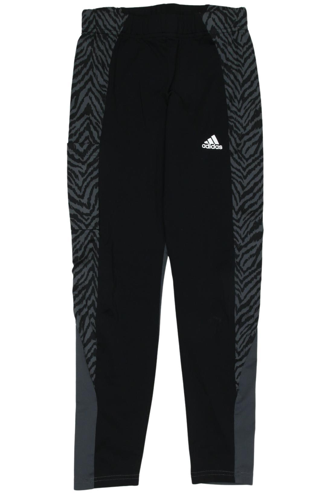 

adidas Damen Stoffhose, schwarz, Gr. 140