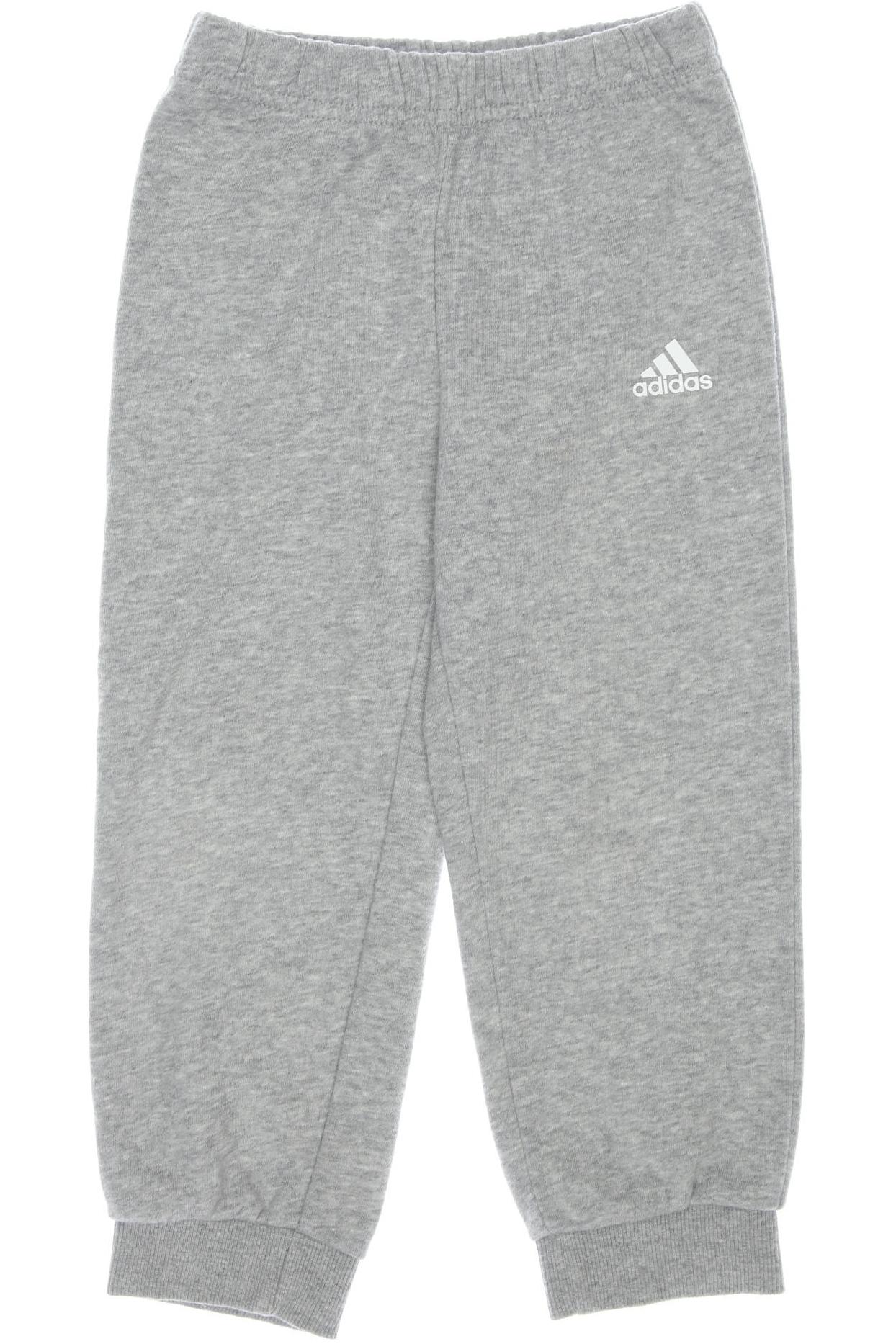 

adidas Damen Stoffhose, grau, Gr. 104