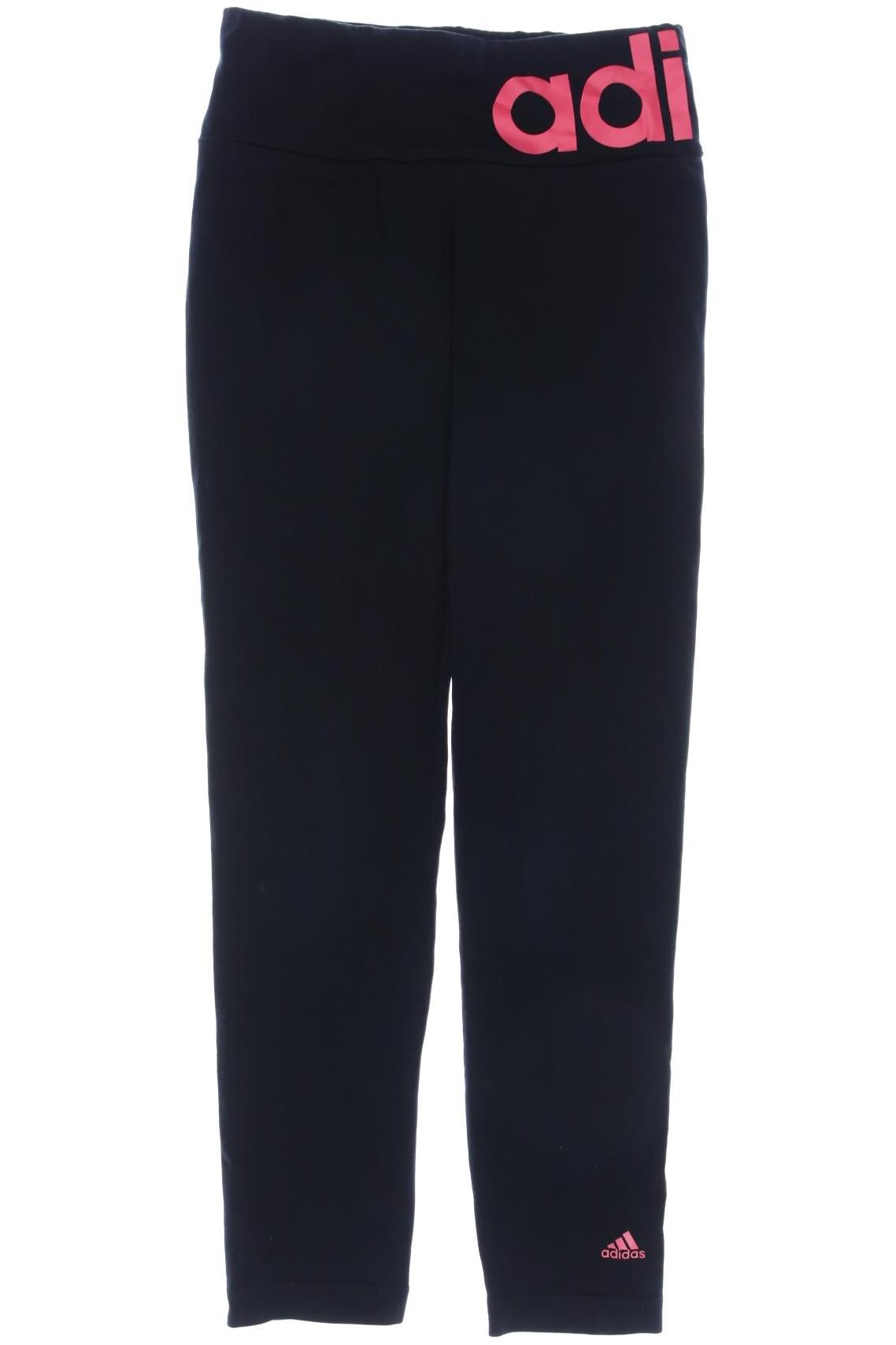 

adidas Damen Stoffhose, schwarz, Gr. 152