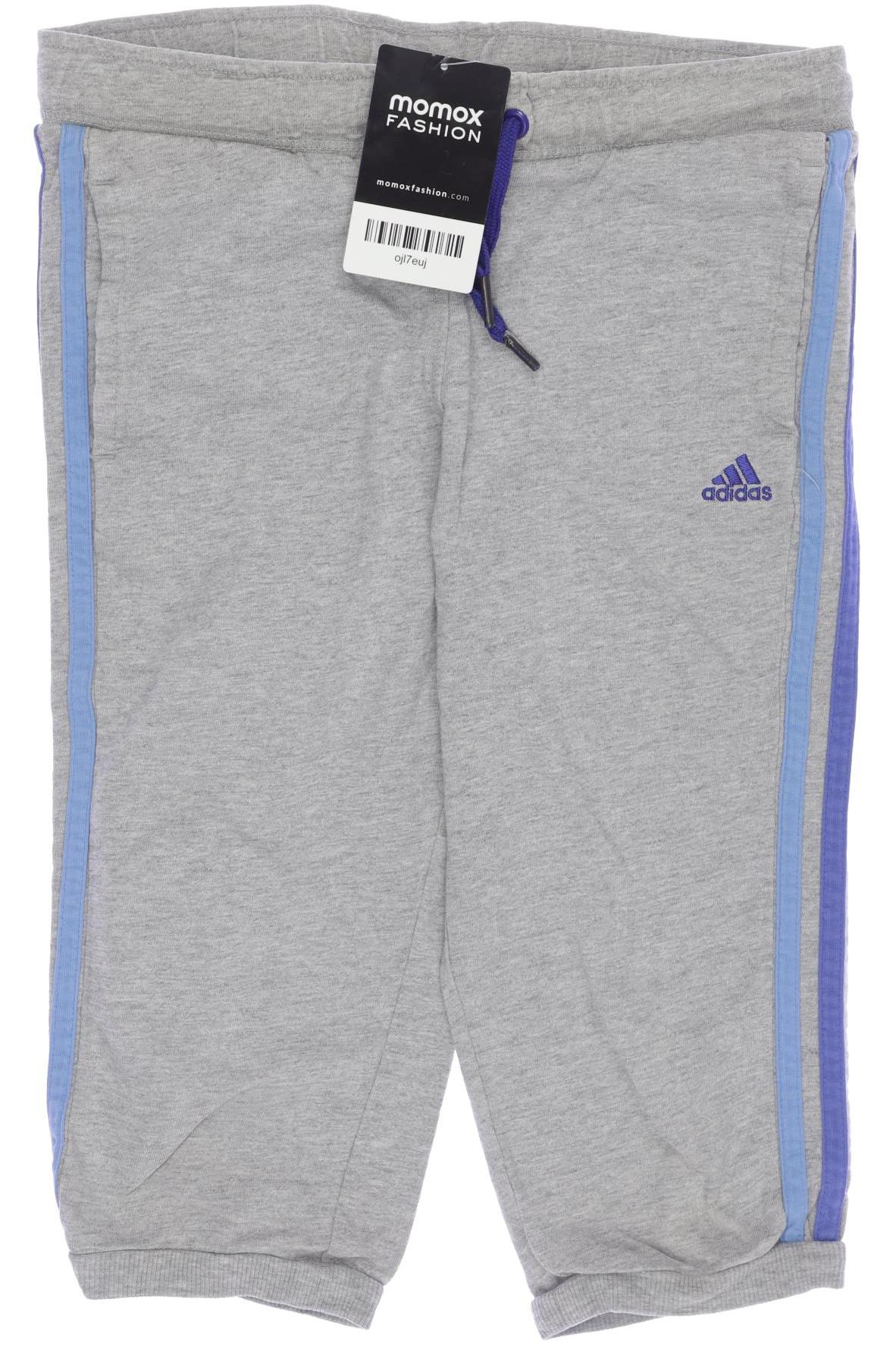 

adidas Damen Stoffhose, grau, Gr. 128