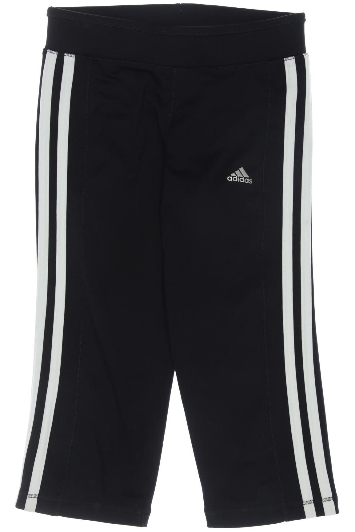 

adidas Damen Stoffhose, schwarz, Gr. 140