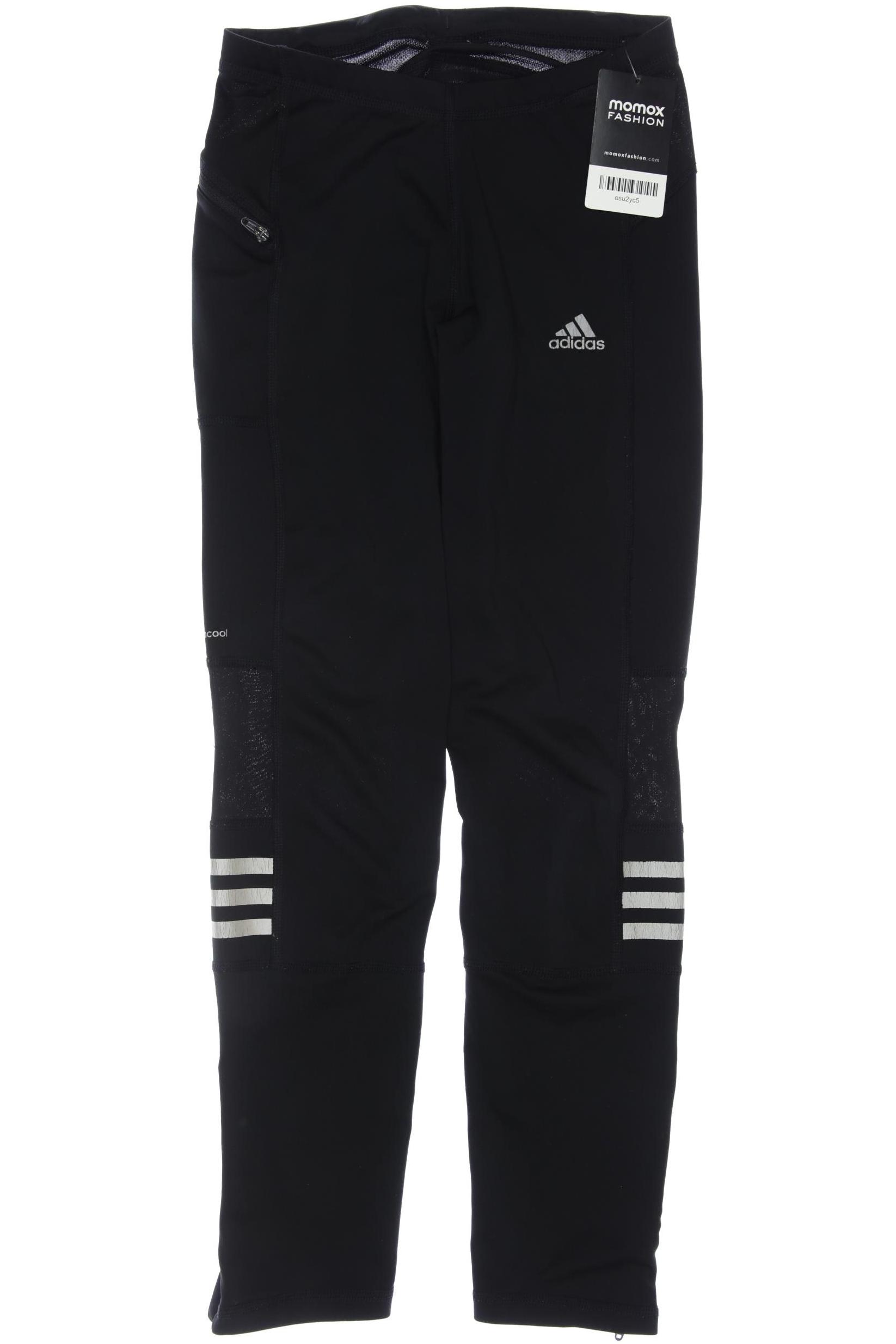 

adidas Damen Stoffhose, schwarz, Gr. 152