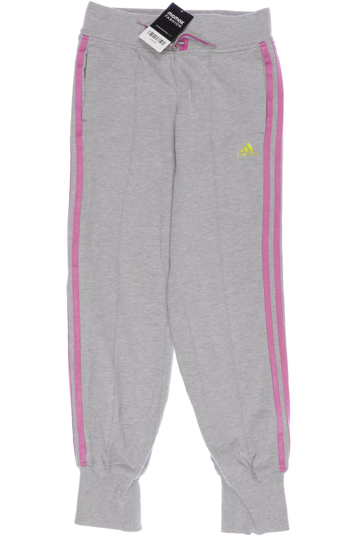 

adidas Damen Stoffhose, grau, Gr. 152