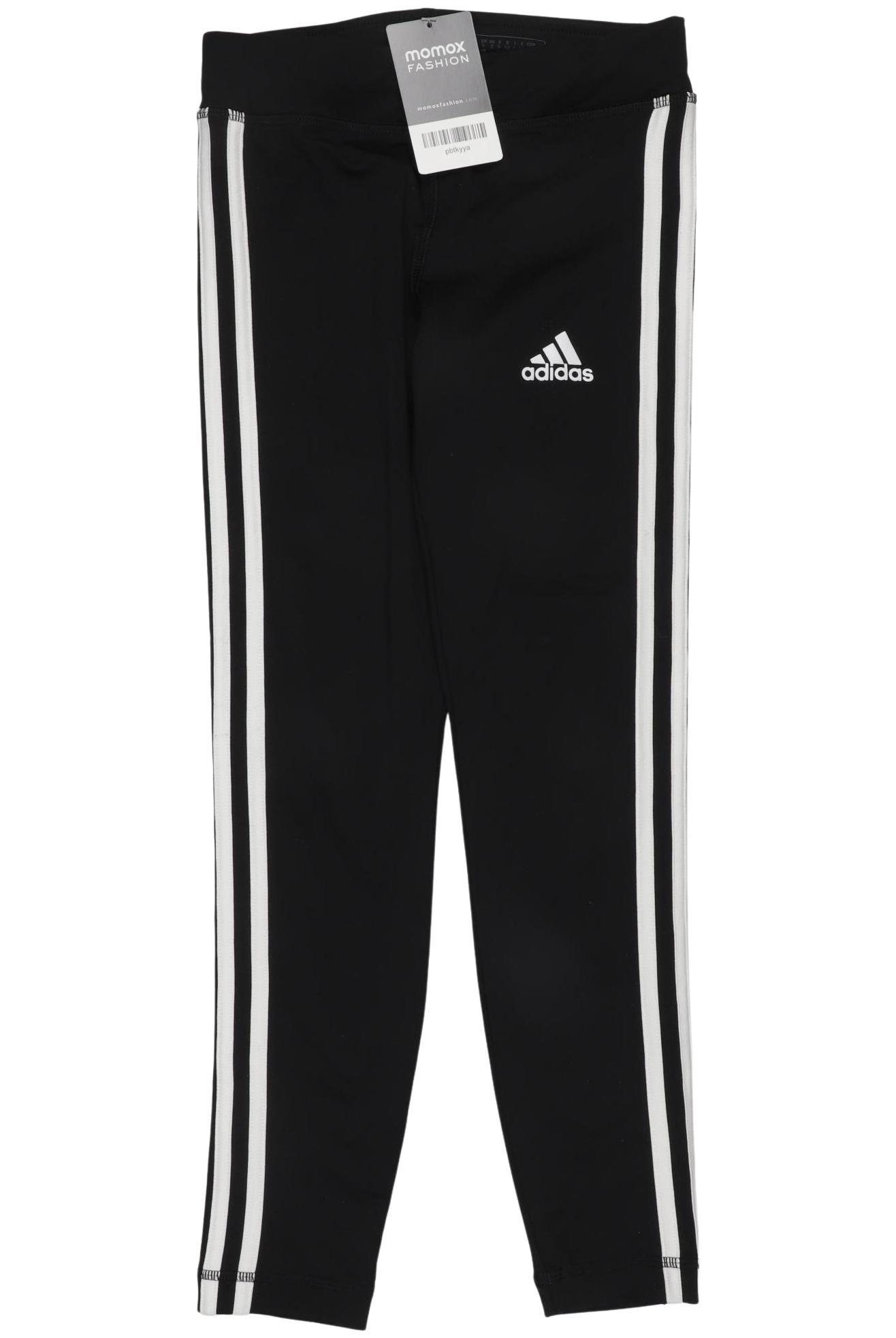 

adidas Damen Stoffhose, schwarz, Gr. 140