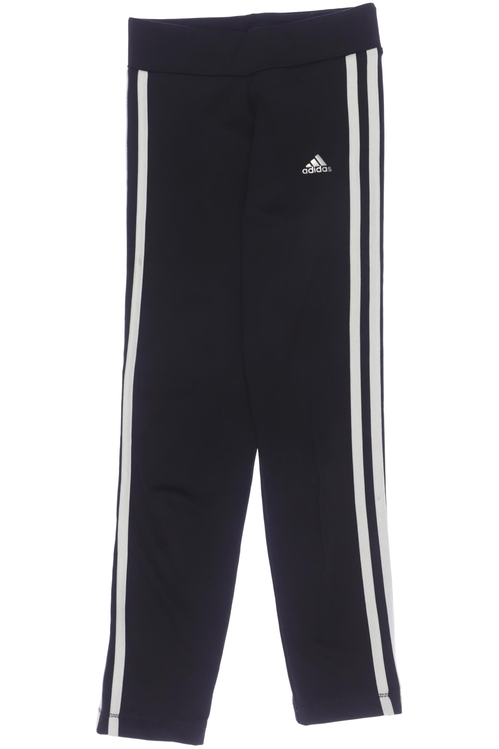 

adidas Damen Stoffhose, schwarz, Gr. 128
