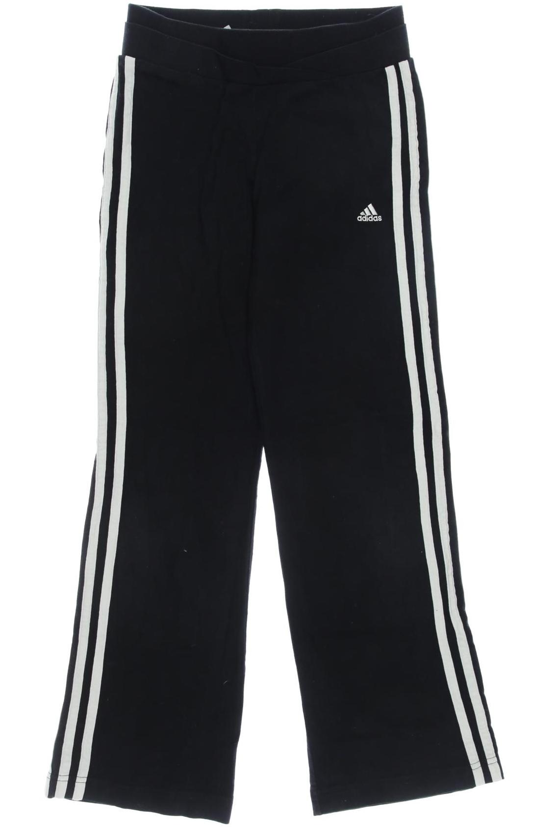 

adidas Damen Stoffhose, schwarz, Gr. 140