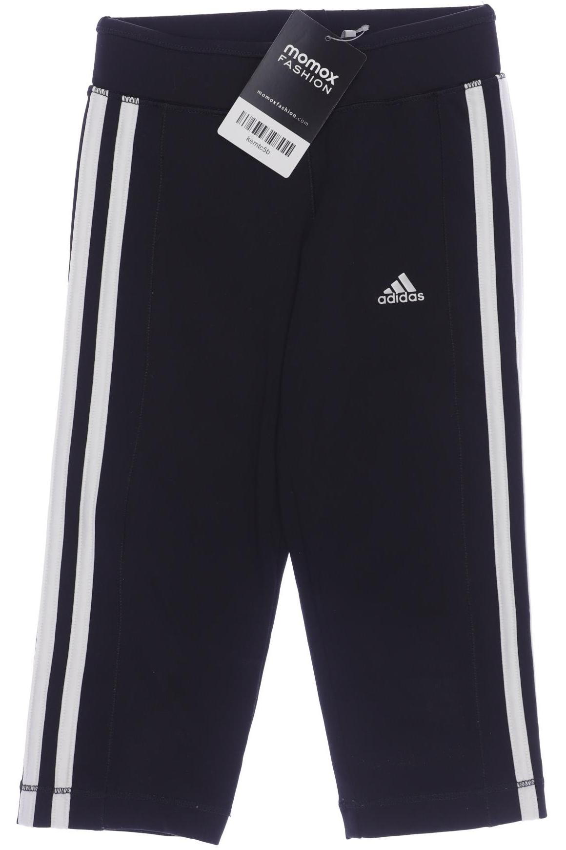 

adidas Damen Stoffhose, schwarz, Gr. 128