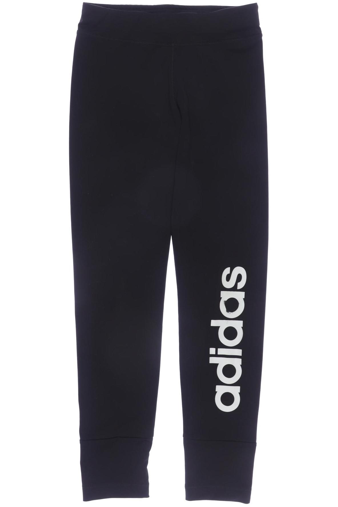 

adidas Damen Stoffhose, schwarz, Gr. 140