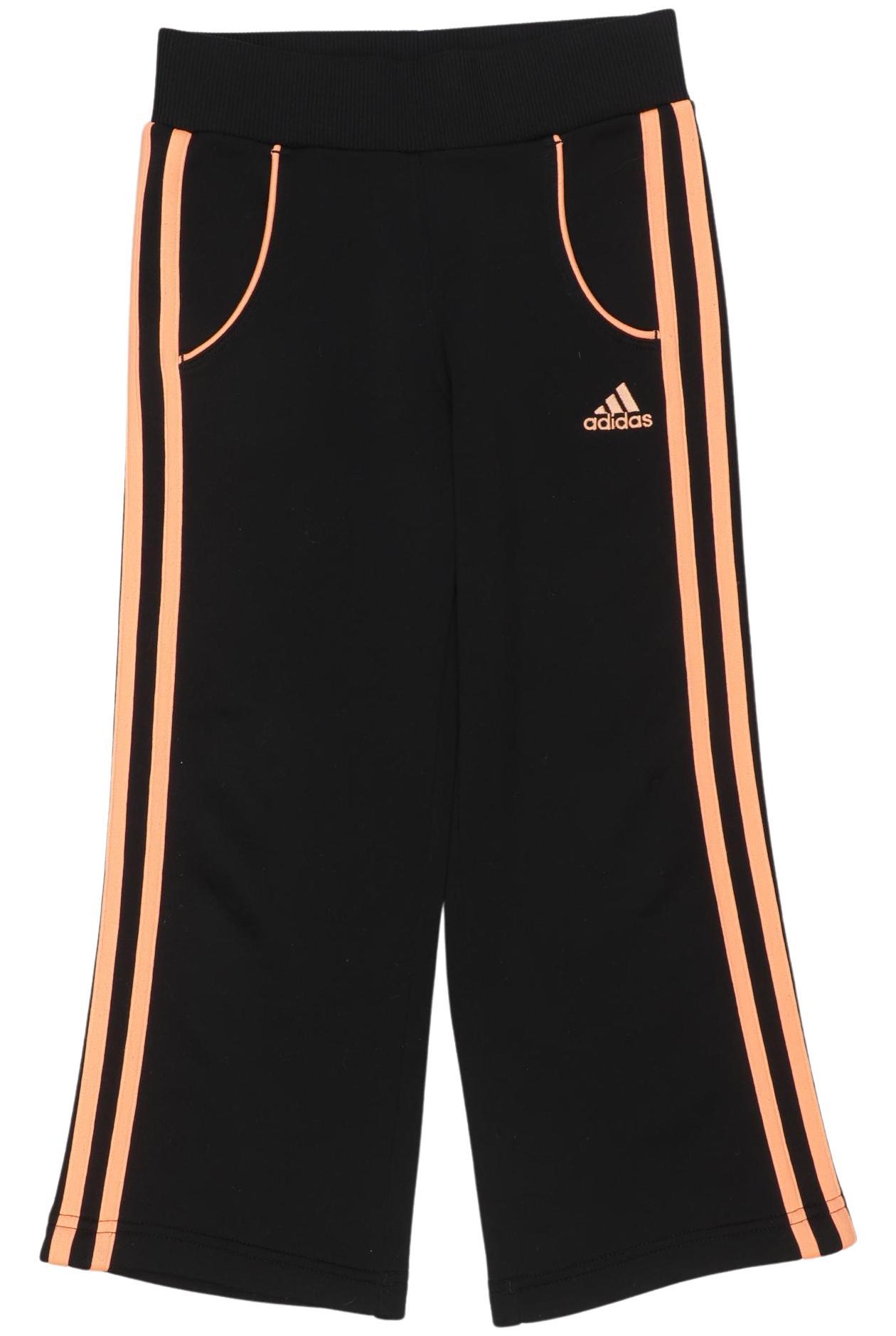 

adidas Mädchen Stoffhose, schwarz, Gr. 110