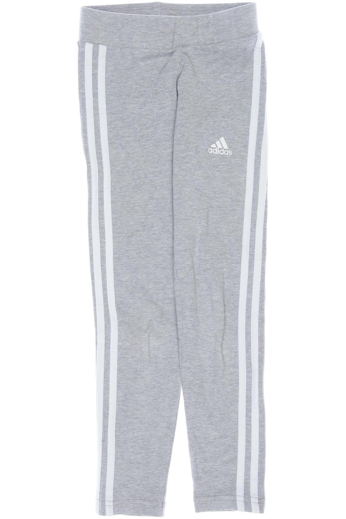 

adidas Damen Stoffhose, grau, Gr. 128